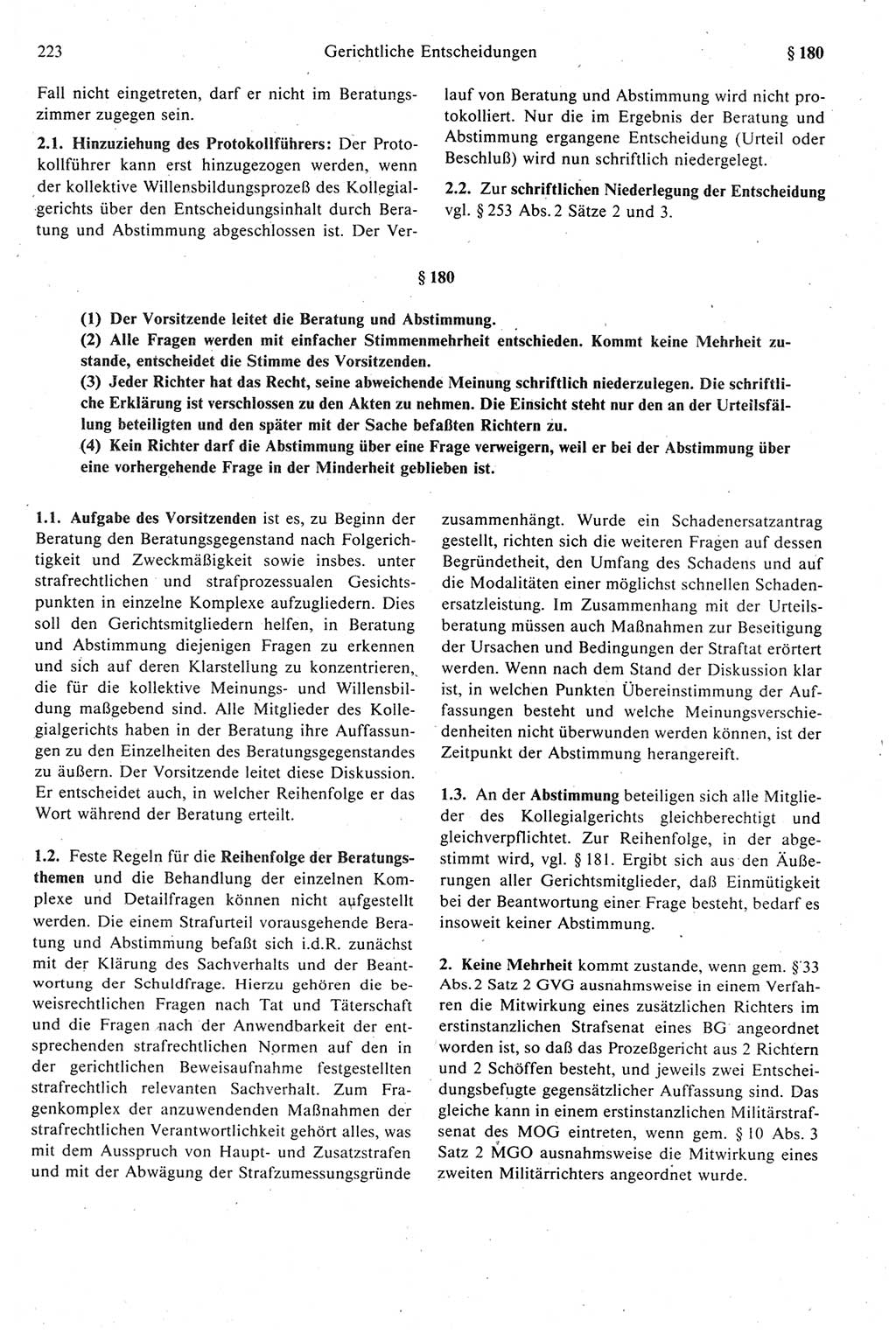 Strafprozeßrecht der DDR (Deutsche Demokratische Republik), Kommentar zur Strafprozeßordnung (StPO) 1989, Seite 223 (Strafprozeßr. DDR Komm. StPO 1989, S. 223)