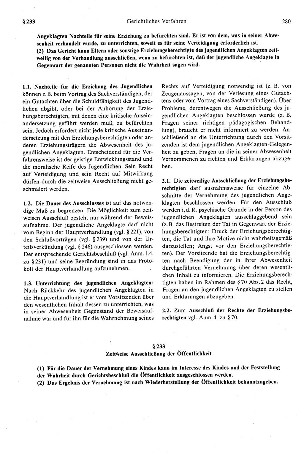 Strafprozeßrecht der DDR (Deutsche Demokratische Republik), Kommentar zur Strafprozeßordnung (StPO) 1989, Seite 280 (Strafprozeßr. DDR Komm. StPO 1989, S. 280)