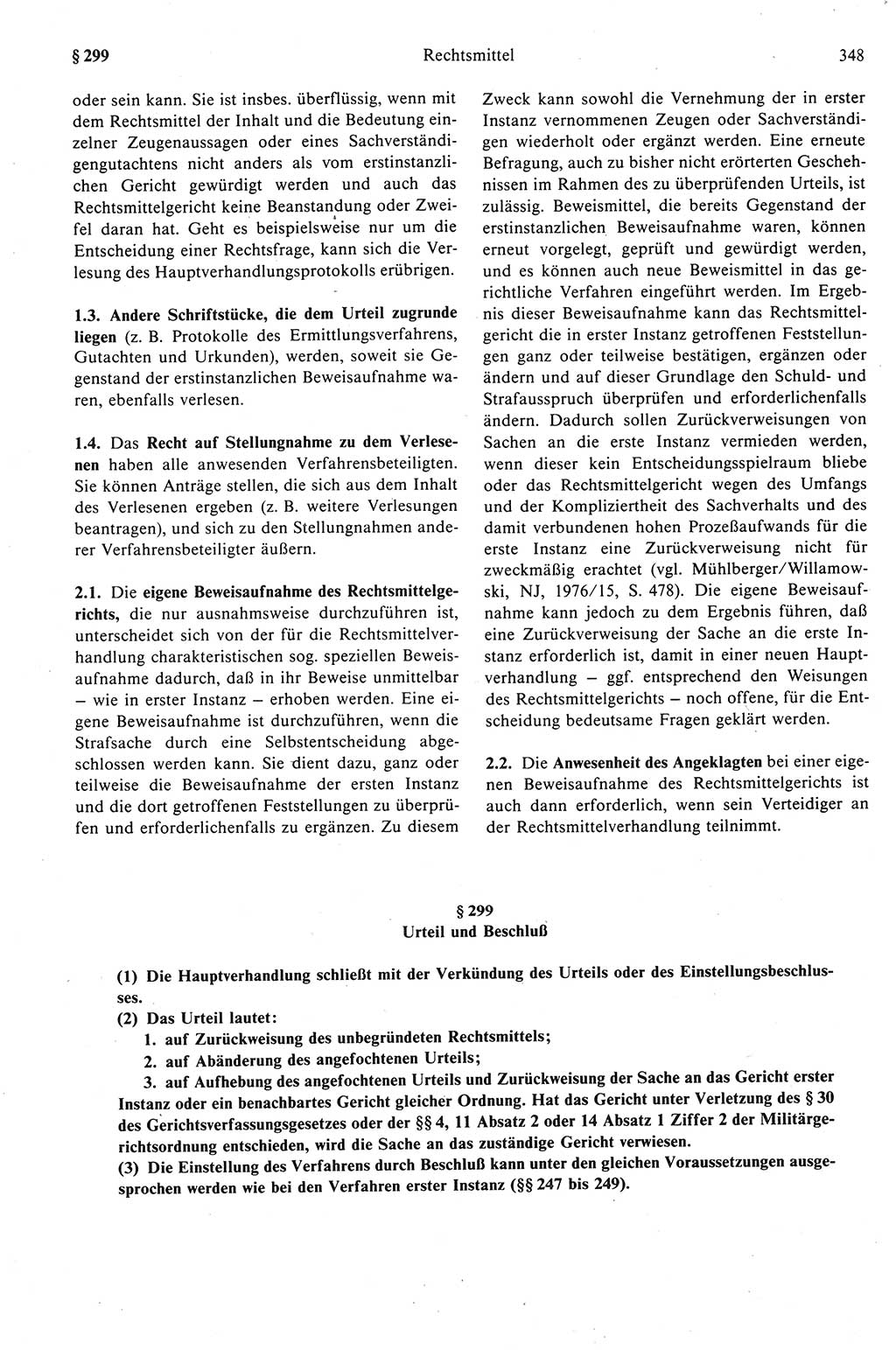 Strafprozeßrecht der DDR (Deutsche Demokratische Republik), Kommentar zur Strafprozeßordnung (StPO) 1989, Seite 348 (Strafprozeßr. DDR Komm. StPO 1989, S. 348)