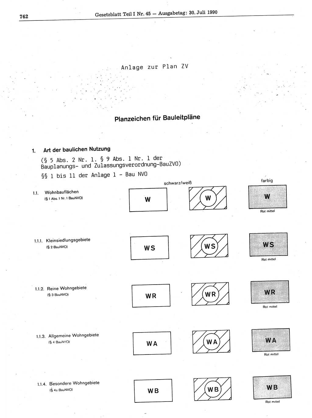 Gesetzblatt (GBl.) der Deutschen Demokratischen Republik (DDR) Teil Ⅰ 1990, Seite 762 (GBl. DDR Ⅰ 1990, S. 762)