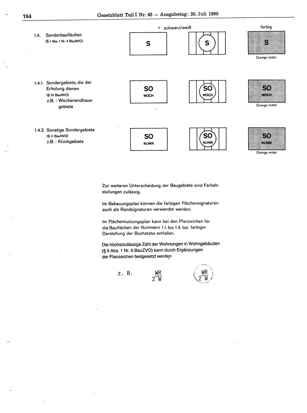 Gesetzblatt (GBl.) der Deutschen Demokratischen Republik (DDR) Teil Ⅰ 1990, Seite 764 (GBl. DDR Ⅰ 1990, S. 764)