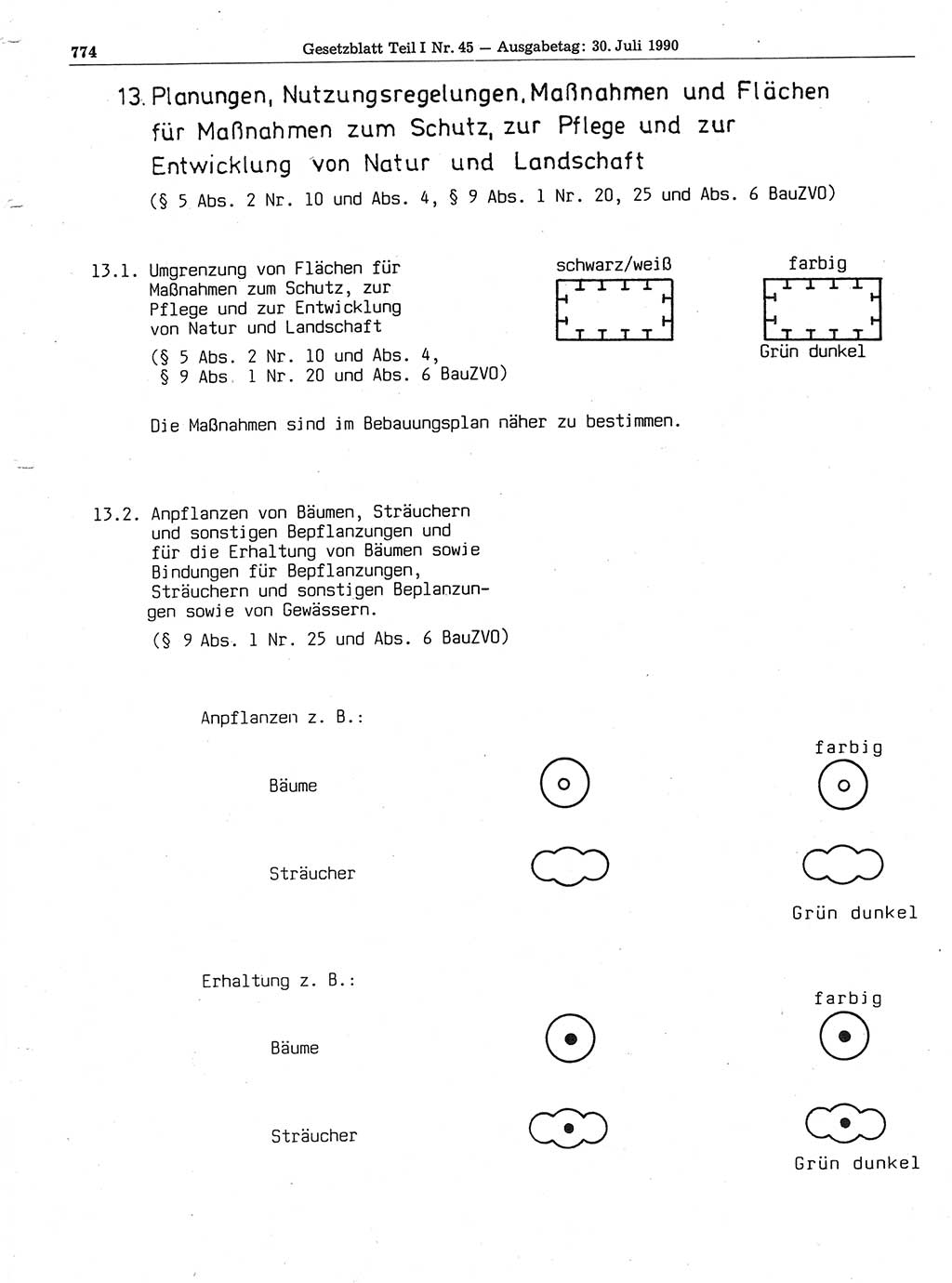 Gesetzblatt (GBl.) der Deutschen Demokratischen Republik (DDR) Teil Ⅰ 1990, Seite 774 (GBl. DDR Ⅰ 1990, S. 774)
