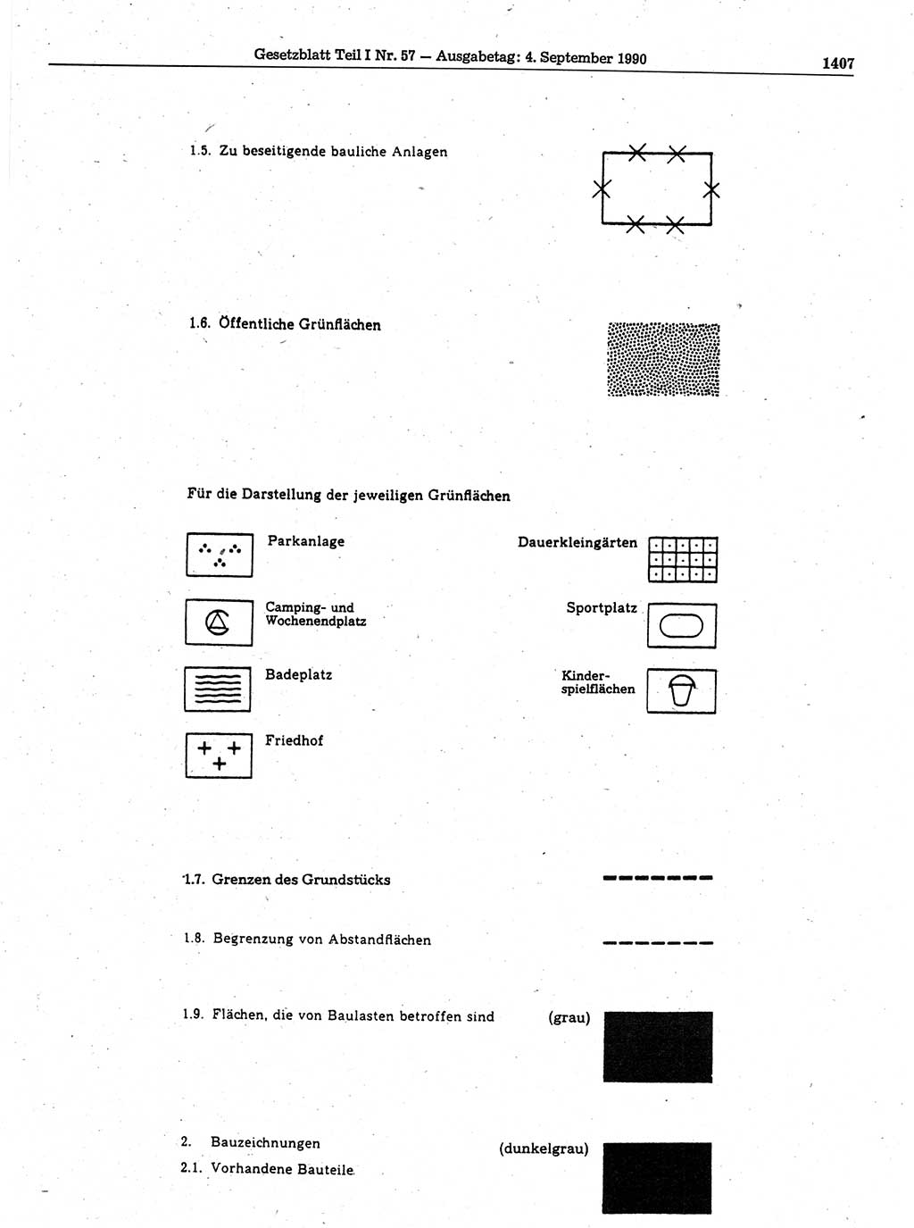 Gesetzblatt (GBl.) der Deutschen Demokratischen Republik (DDR) Teil Ⅰ 1990, Seite 1407 (GBl. DDR Ⅰ 1990, S. 1407)
