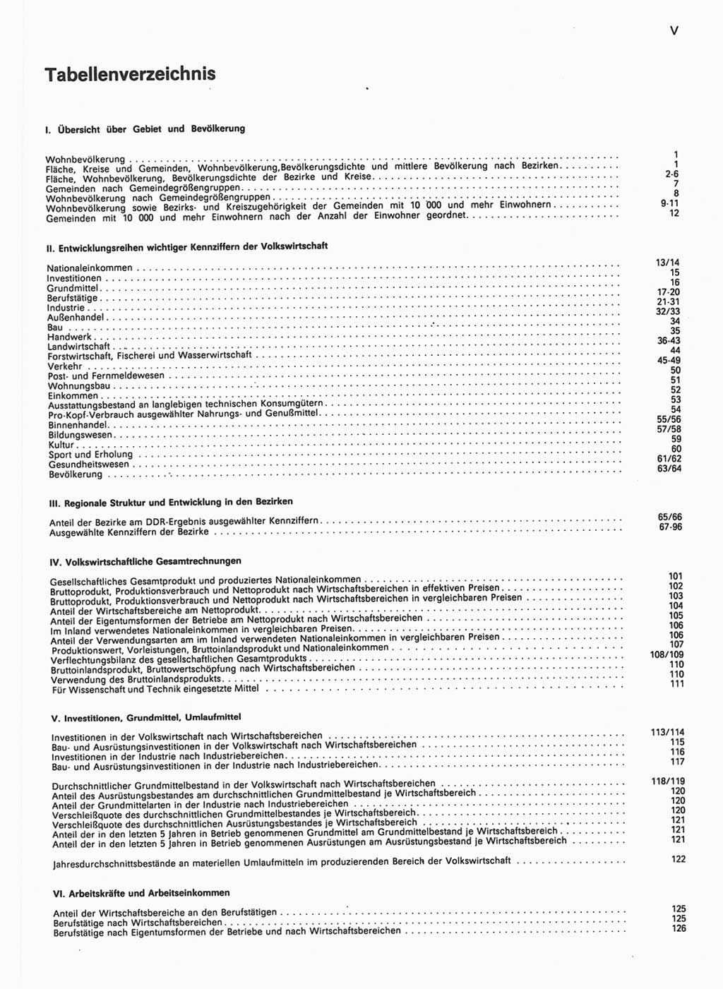 Statistisches Jahrbuch der Deutschen Demokratischen Republik (DDR) 1990, Seite 5 (Stat. Jb. DDR 1990, S. 5)