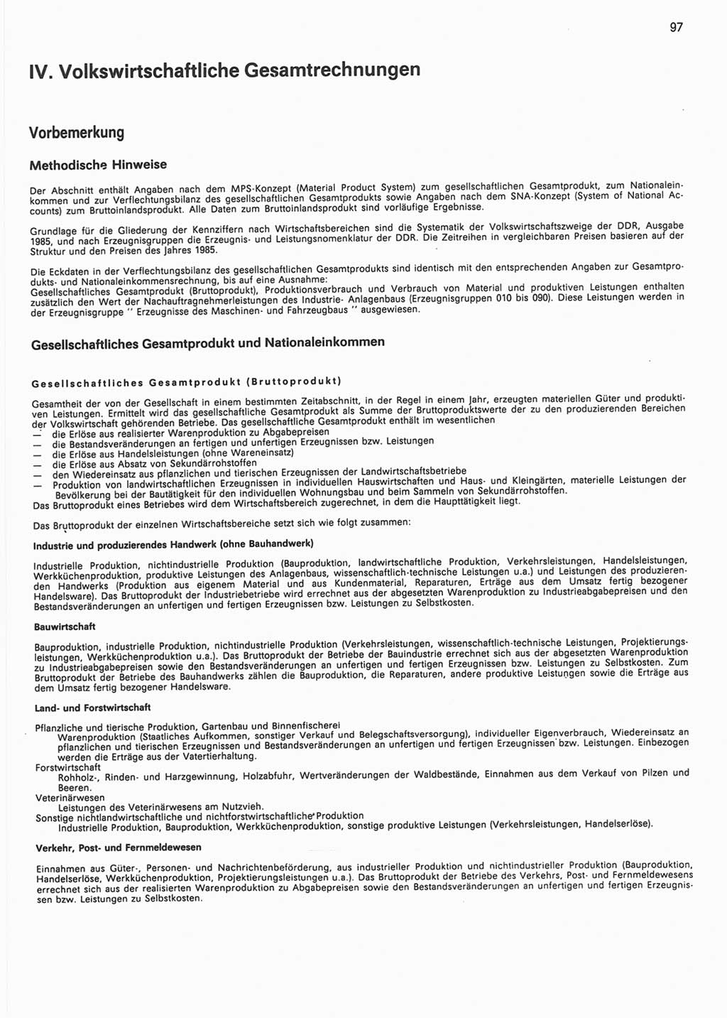 Statistisches Jahrbuch der Deutschen Demokratischen Republik (DDR) 1990, Seite 97 (Stat. Jb. DDR 1990, S. 97)