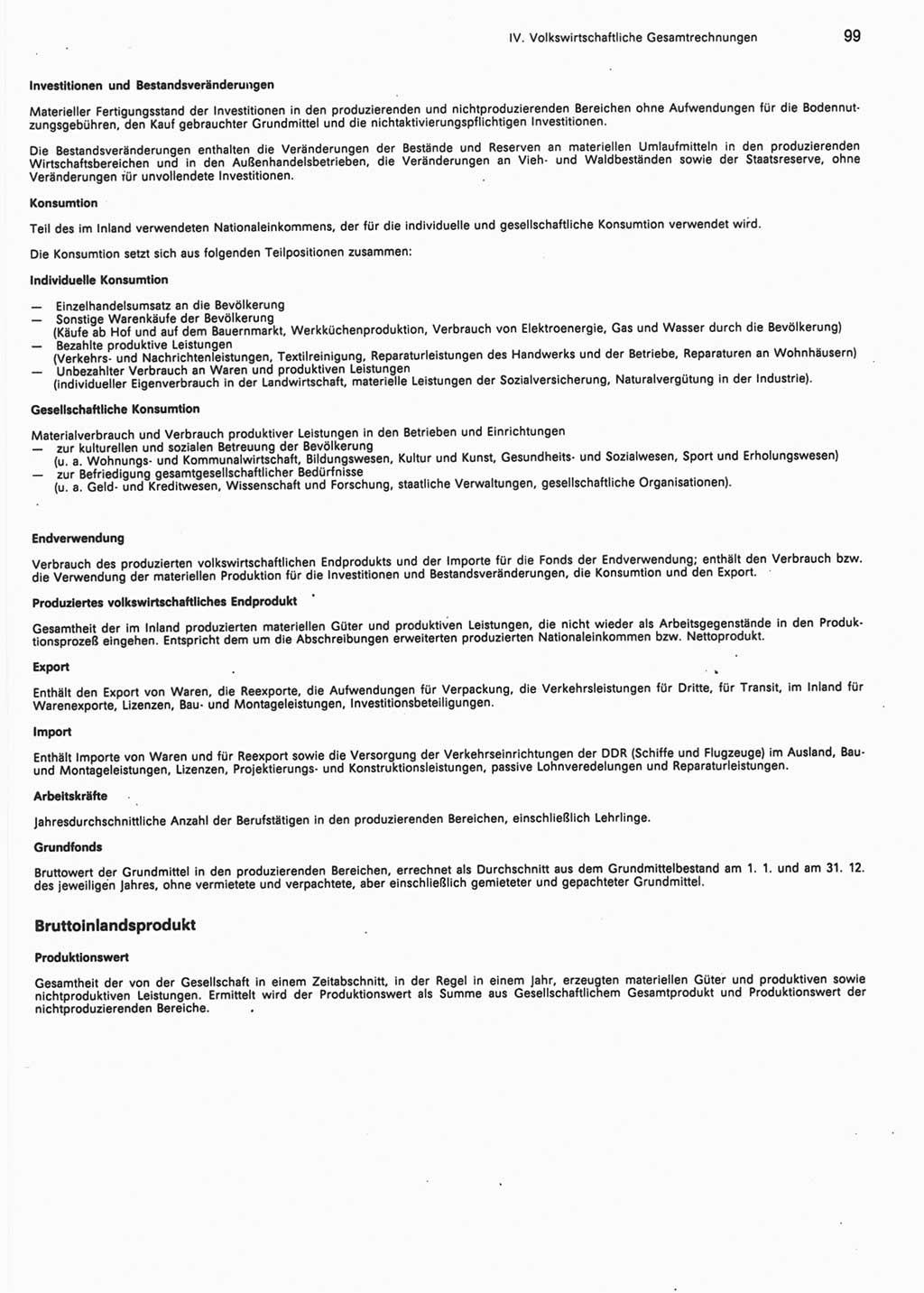 Statistisches Jahrbuch der Deutschen Demokratischen Republik (DDR) 1990, Seite 99 (Stat. Jb. DDR 1990, S. 99)