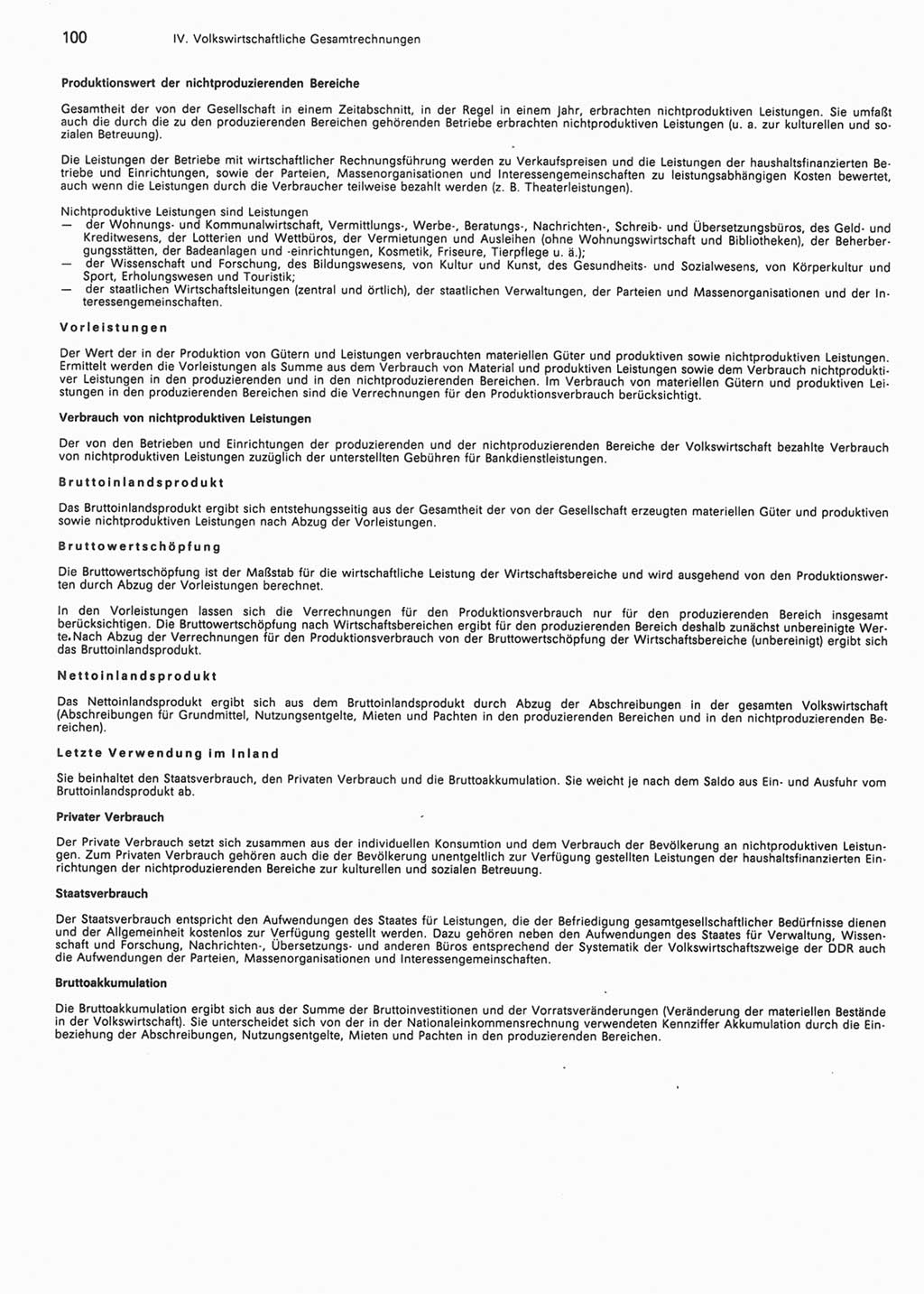 Statistisches Jahrbuch der Deutschen Demokratischen Republik (DDR) 1990, Seite 100 (Stat. Jb. DDR 1990, S. 100)