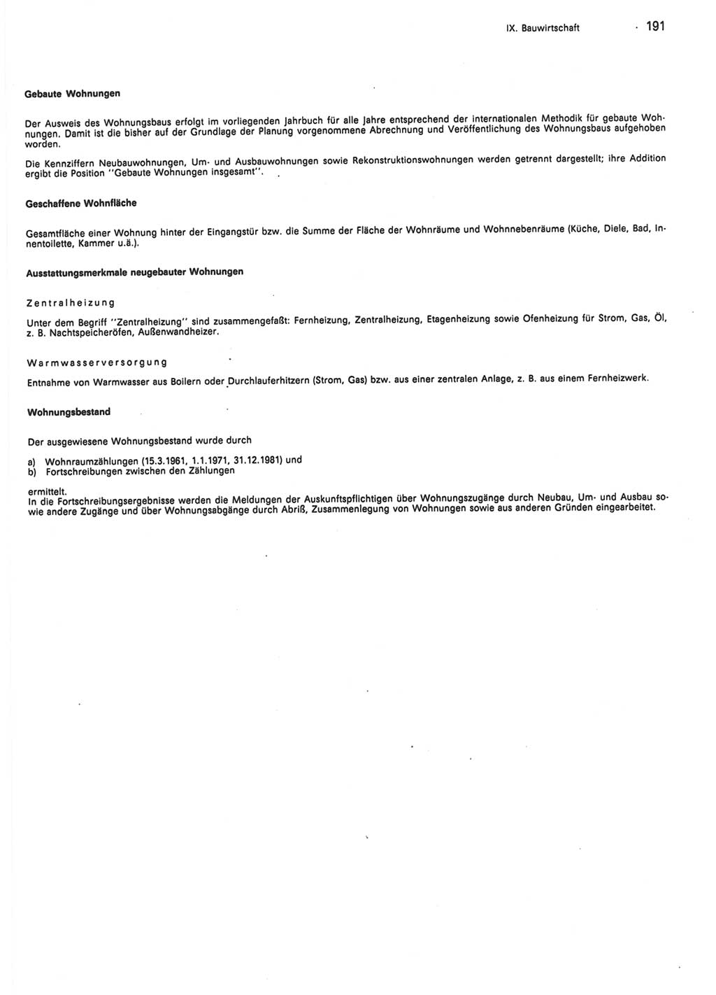 Statistisches Jahrbuch der Deutschen Demokratischen Republik (DDR) 1990, Seite 191 (Stat. Jb. DDR 1990, S. 191)