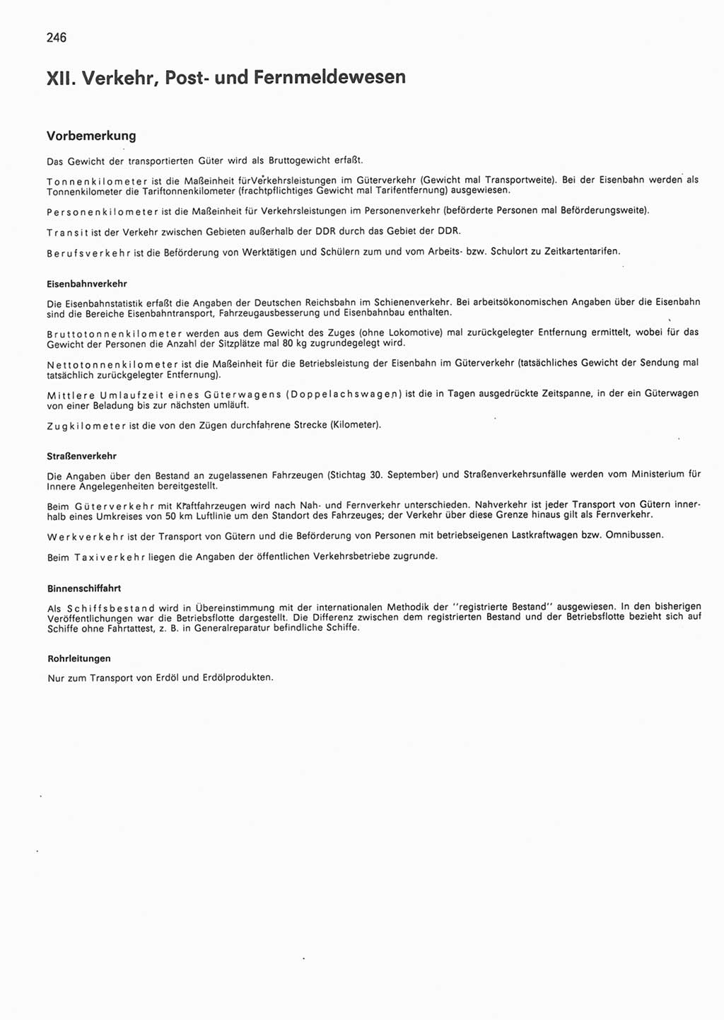 Statistisches Jahrbuch der Deutschen Demokratischen Republik (DDR) 1990, Seite 246 (Stat. Jb. DDR 1990, S. 246)