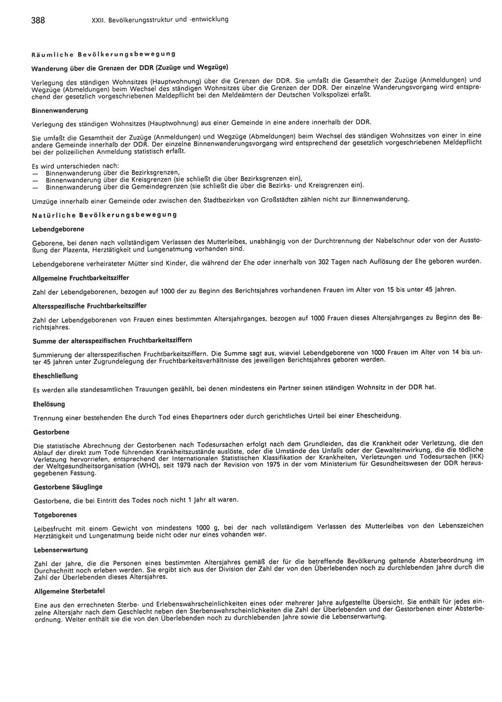 Statistisches Jahrbuch der Deutschen Demokratischen Republik (DDR) 1990, Seite 388 (Stat. Jb. DDR 1990, S. 388)