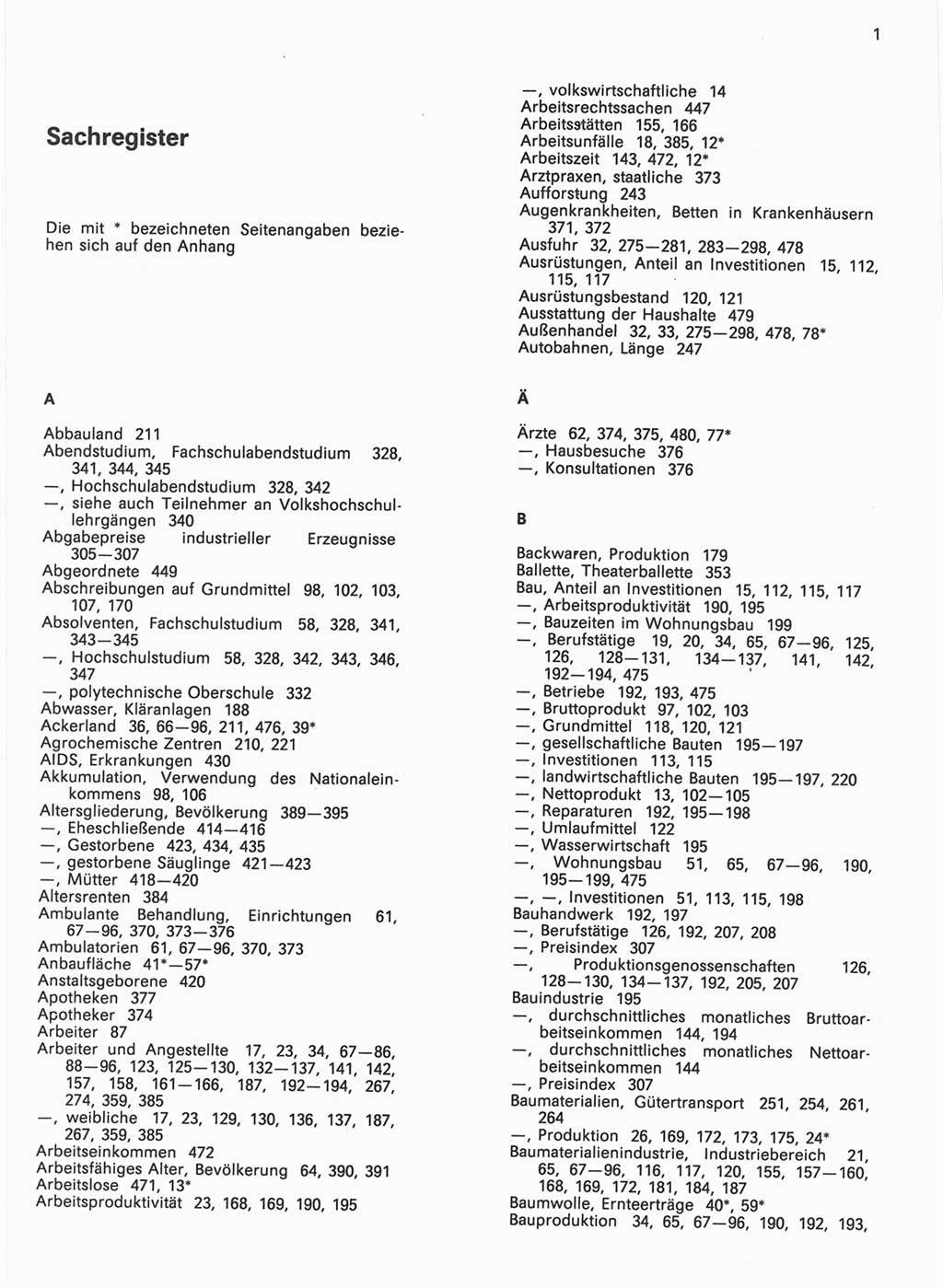 Statistisches Jahrbuch der Deutschen Demokratischen Republik (DDR) 1990, Seite 1 (Stat. Jb. DDR 1990, S. 1)