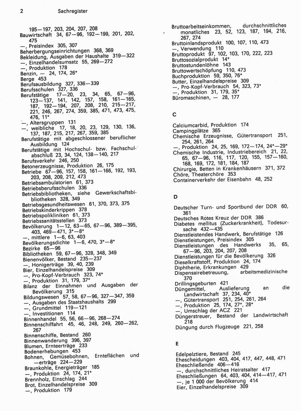 Statistisches Jahrbuch der Deutschen Demokratischen Republik (DDR) 1990, Seite 2 (Stat. Jb. DDR 1990, S. 2)