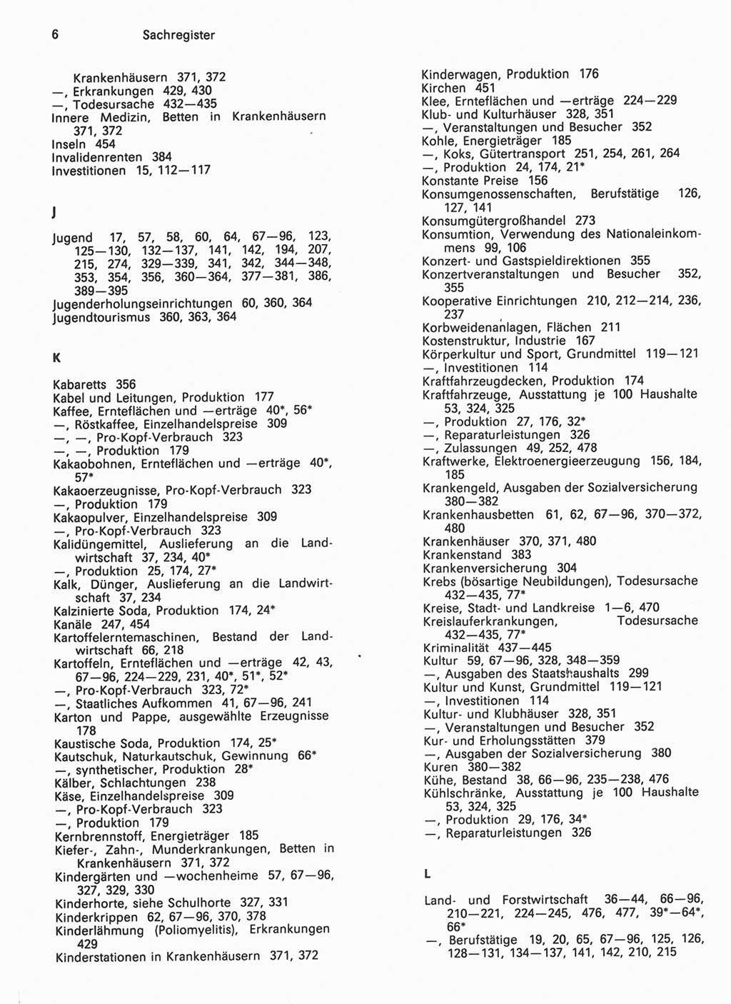 Statistisches Jahrbuch der Deutschen Demokratischen Republik (DDR) 1990, Seite 6 (Stat. Jb. DDR 1990, S. 6)