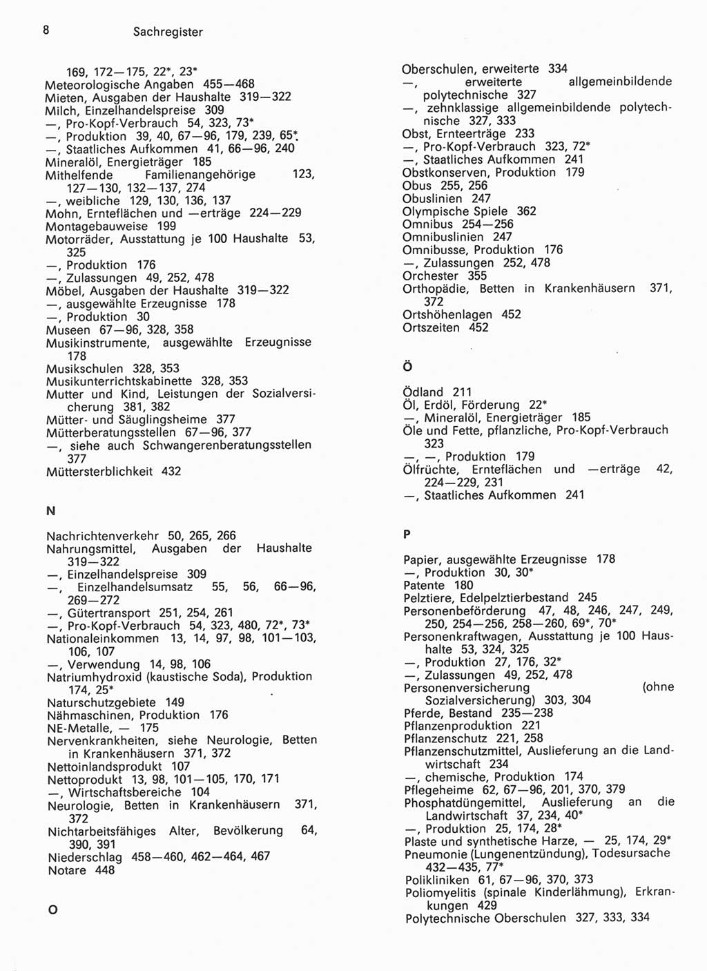 Statistisches Jahrbuch der Deutschen Demokratischen Republik (DDR) 1990, Seite 8 (Stat. Jb. DDR 1990, S. 8)