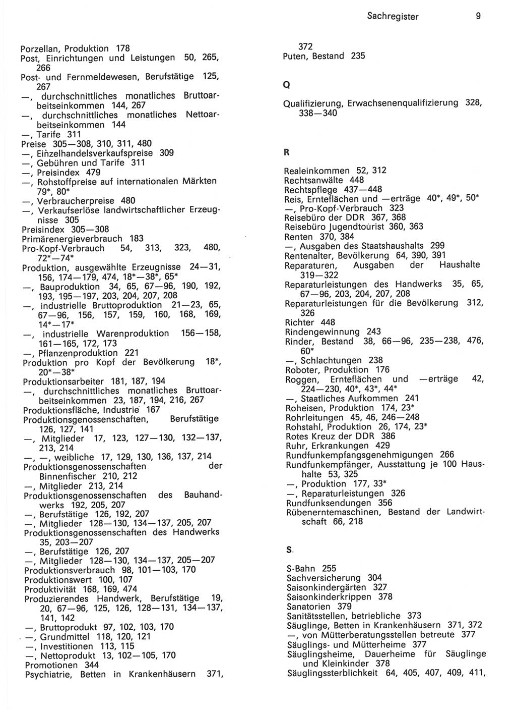 Statistisches Jahrbuch der Deutschen Demokratischen Republik (DDR) 1990, Seite 9 (Stat. Jb. DDR 1990, S. 9)