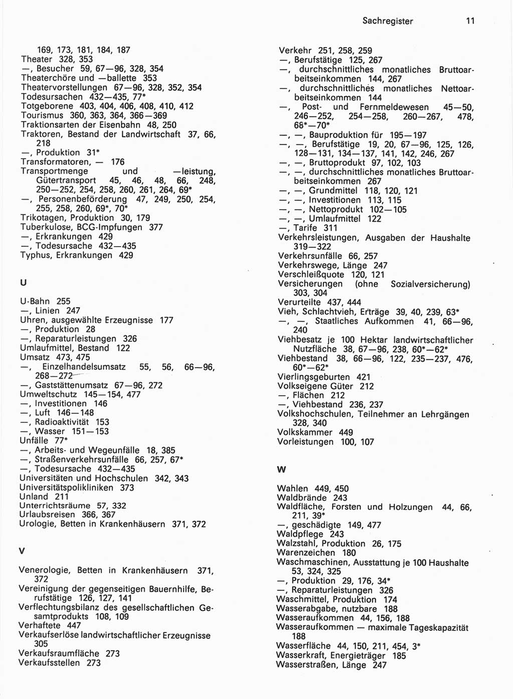 Statistisches Jahrbuch der Deutschen Demokratischen Republik (DDR) 1990, Seite 11 (Stat. Jb. DDR 1990, S. 11)