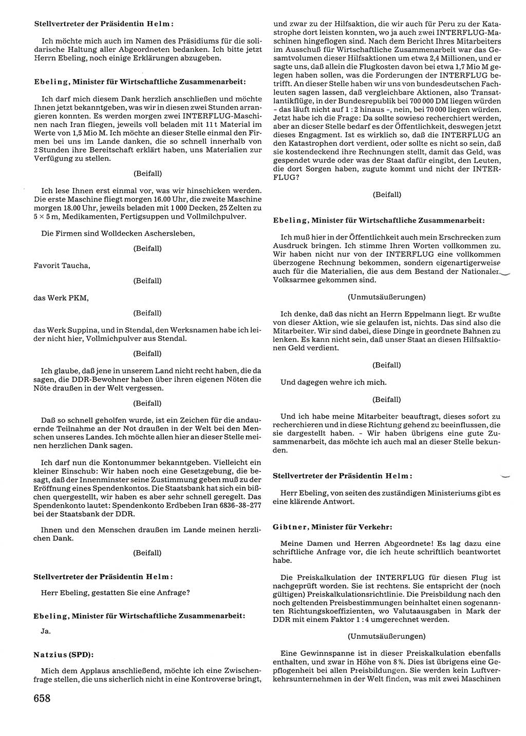 Tagungen der Volkskammer (VK) der Deutschen Demokratischen Republik (DDR), 10. Wahlperiode 1990, Seite 658 (VK. DDR 10. WP. 1990, Prot. Tg. 1-38, 5.4.-2.10.1990, S. 658)