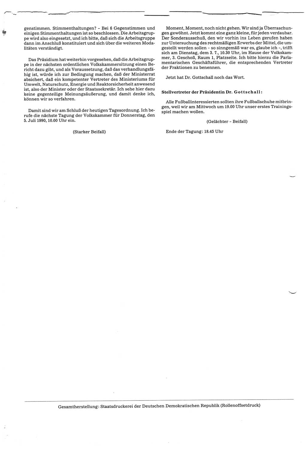 Tagungen der Volkskammer (VK) der Deutschen Demokratischen Republik (DDR), 10. Wahlperiode 1990, Seite 816 (VK. DDR 10. WP. 1990, Prot. Tg. 1-38, 5.4.-2.10.1990, S. 816)