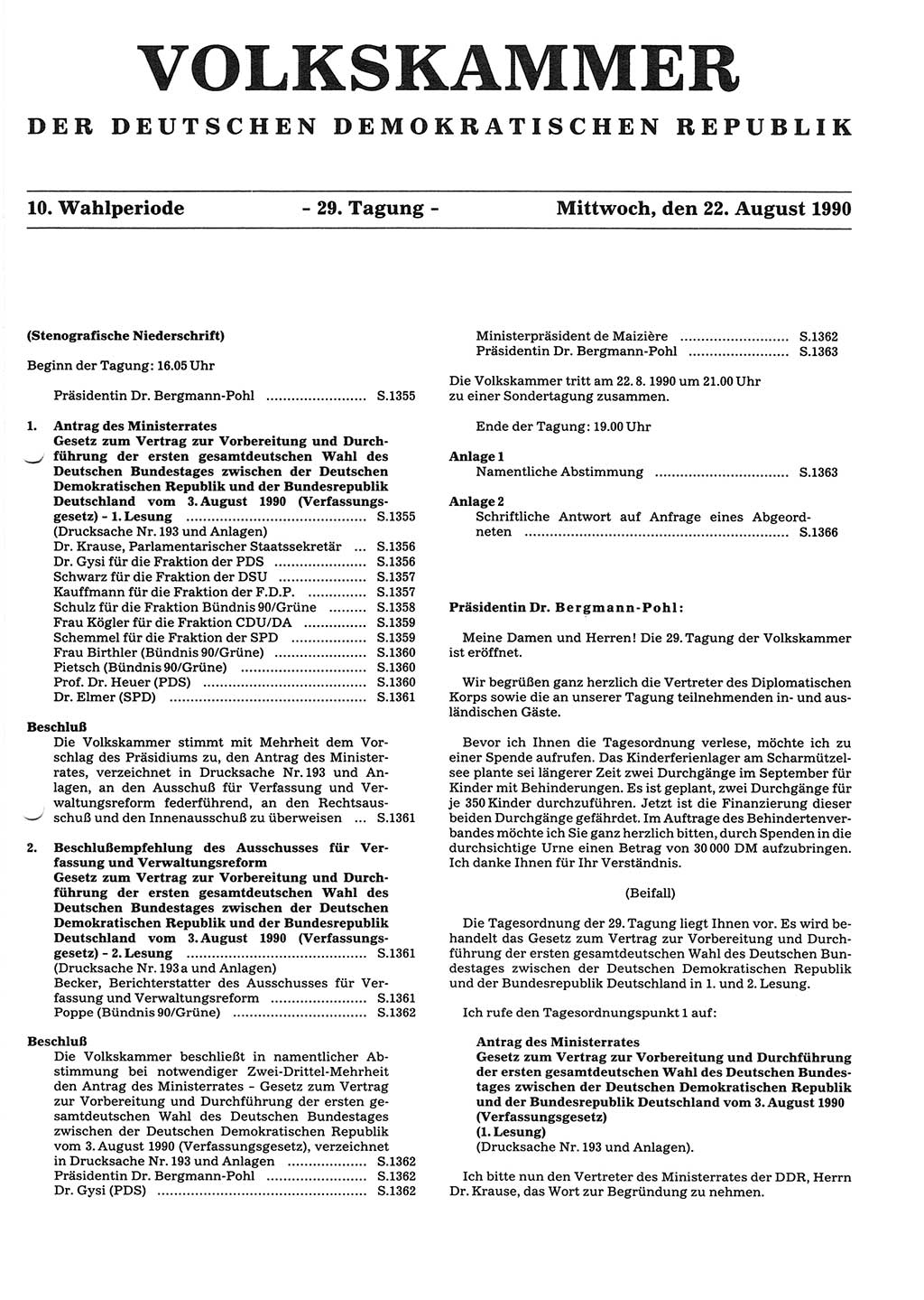 Tagungen der Volkskammer (VK) der Deutschen Demokratischen Republik (DDR), 10. Wahlperiode 1990, Seite 1355 (VK. DDR 10. WP. 1990, Prot. Tg. 1-38, 5.4.-2.10.1990, S. 1355)