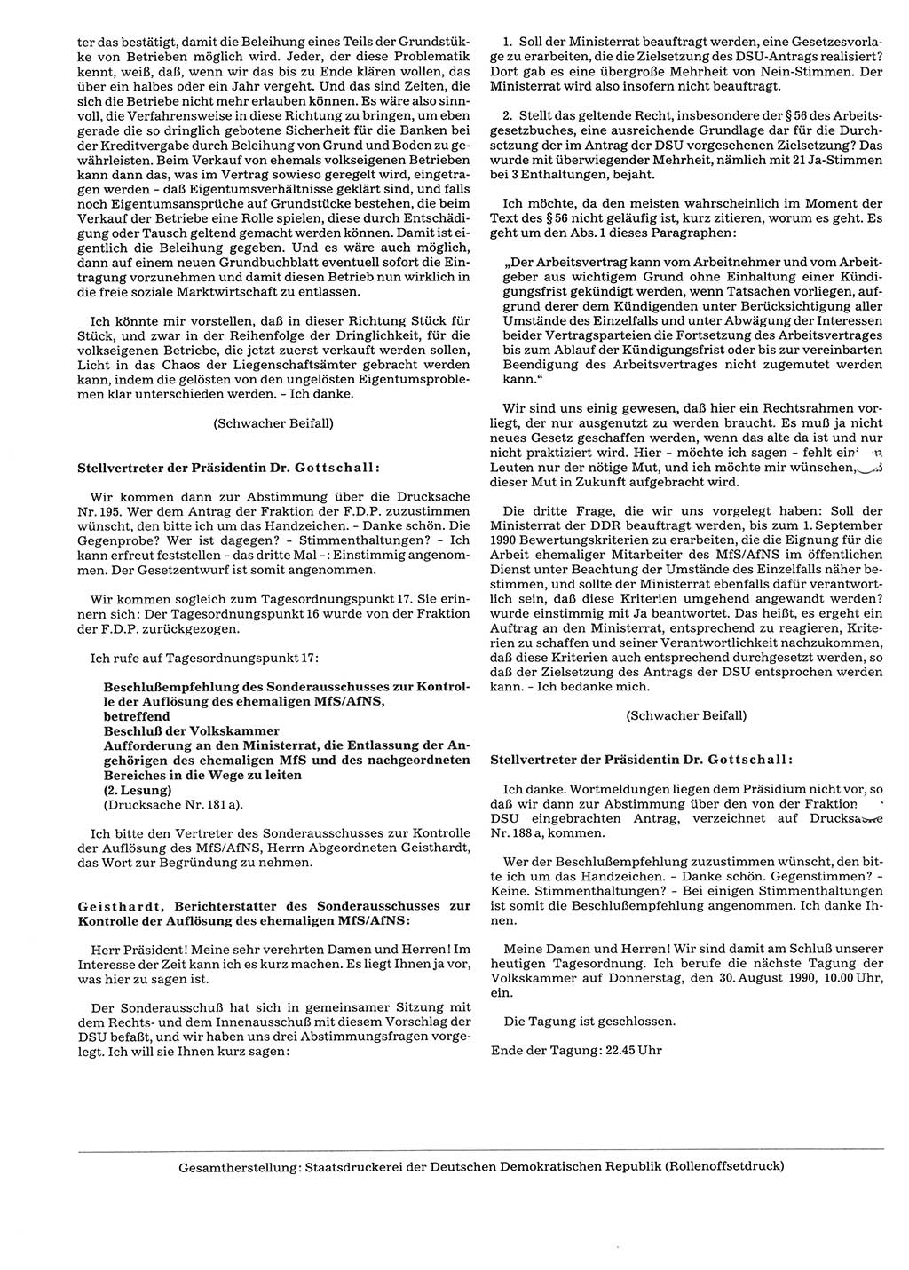 Tagungen der Volkskammer (VK) der Deutschen Demokratischen Republik (DDR), 10. Wahlperiode 1990, Seite 1504 (VK. DDR 10. WP. 1990, Prot. Tg. 1-38, 5.4.-2.10.1990, S. 1504)