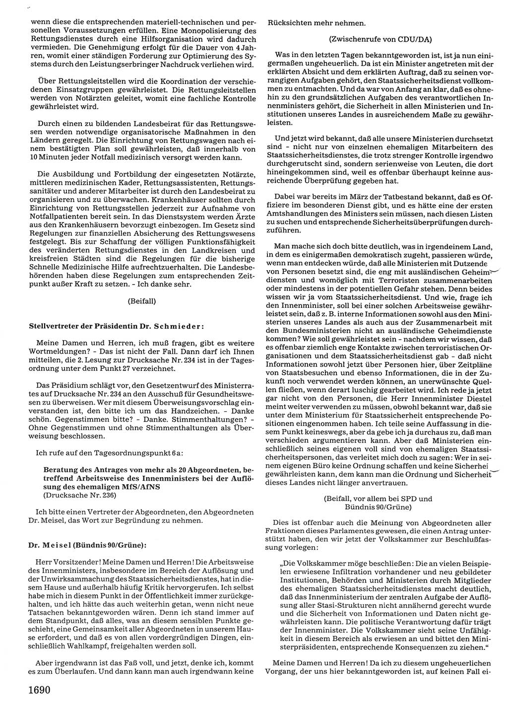 Tagungen der Volkskammer (VK) der Deutschen Demokratischen Republik (DDR), 10. Wahlperiode 1990, Seite 1690 (VK. DDR 10. WP. 1990, Prot. Tg. 1-38, 5.4.-2.10.1990, S. 1690)