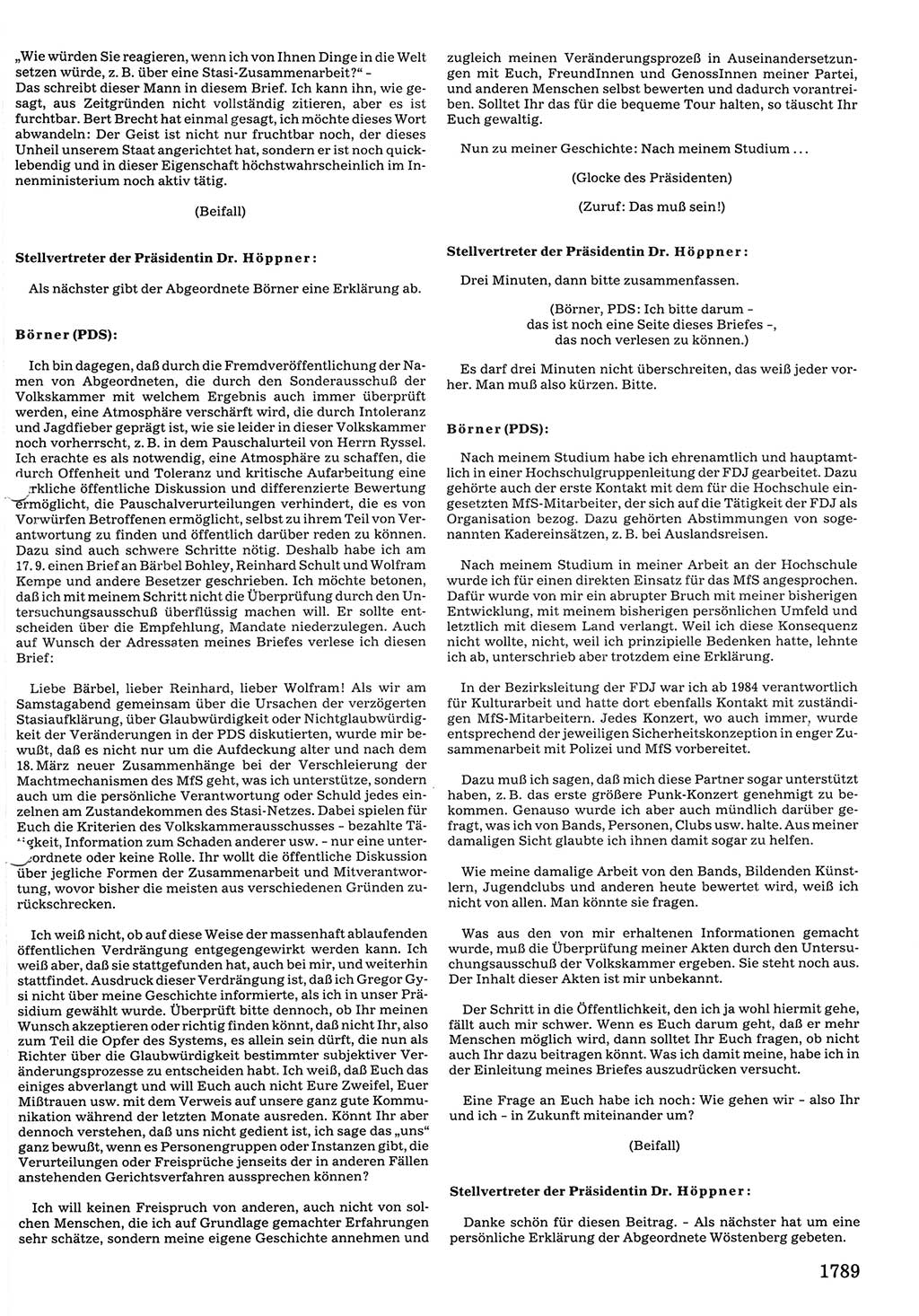 Tagungen der Volkskammer (VK) der Deutschen Demokratischen Republik (DDR), 10. Wahlperiode 1990, Seite 1789 (VK. DDR 10. WP. 1990, Prot. Tg. 1-38, 5.4.-2.10.1990, S. 1789)