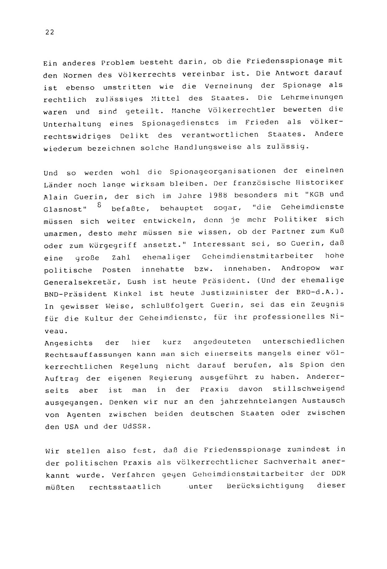 Zwie-Gespräch, Beiträge zur Aufarbeitung der Stasi-Vergangenheit [Deutsche Demokratische Republik (DDR)], Ausgabe Nr. 2, Berlin 1991, Seite 22 (Zwie-Gespr. Ausg. 2 1991, S. 22)