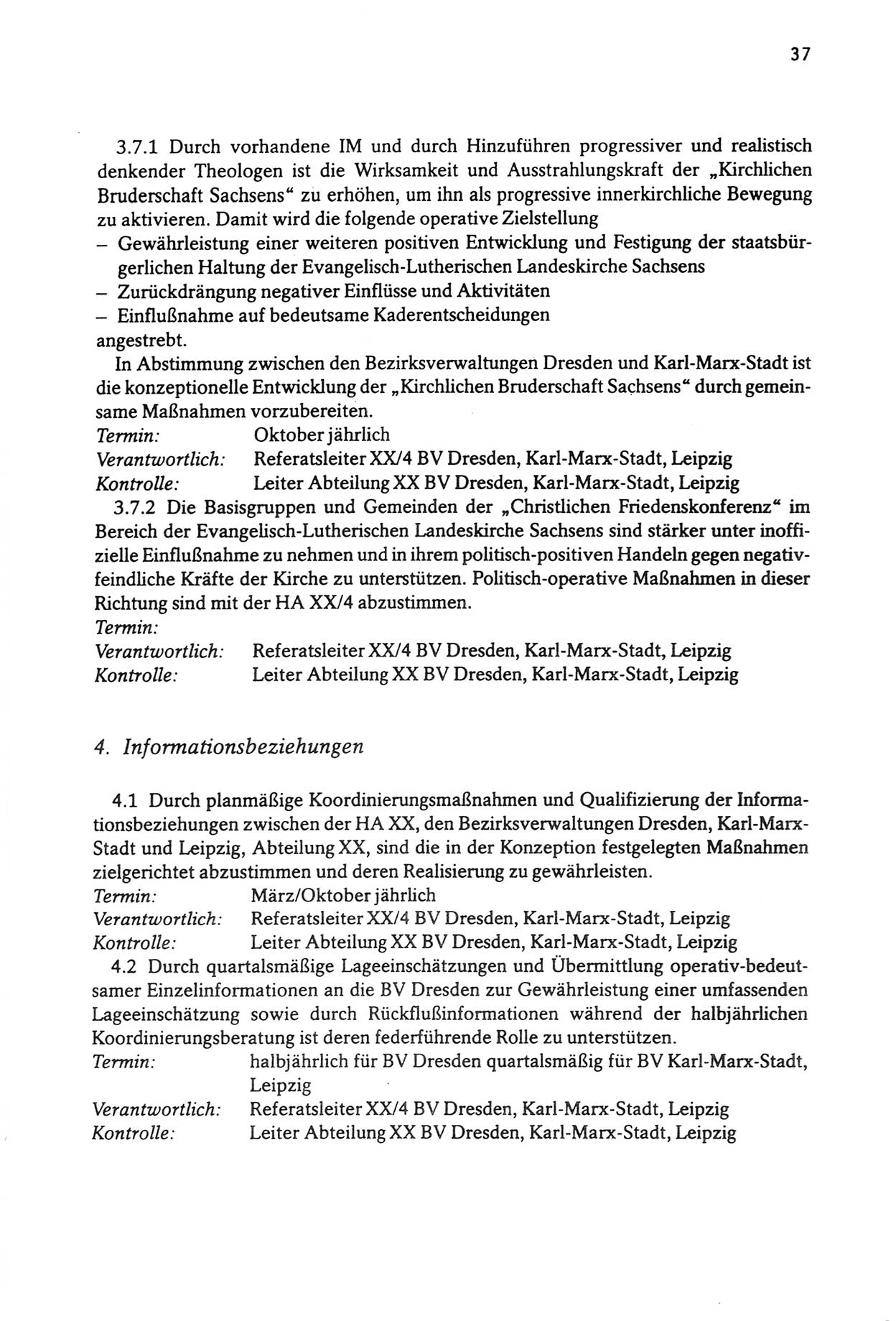 Zwie-Gespräch, Beiträge zur Aufarbeitung der Stasi-Vergangenheit [Deutsche Demokratische Republik (DDR)], Ausgabe Nr. 3, Berlin 1991, Seite 37 (Zwie-Gespr. Ausg. 3 1991, S. 37)