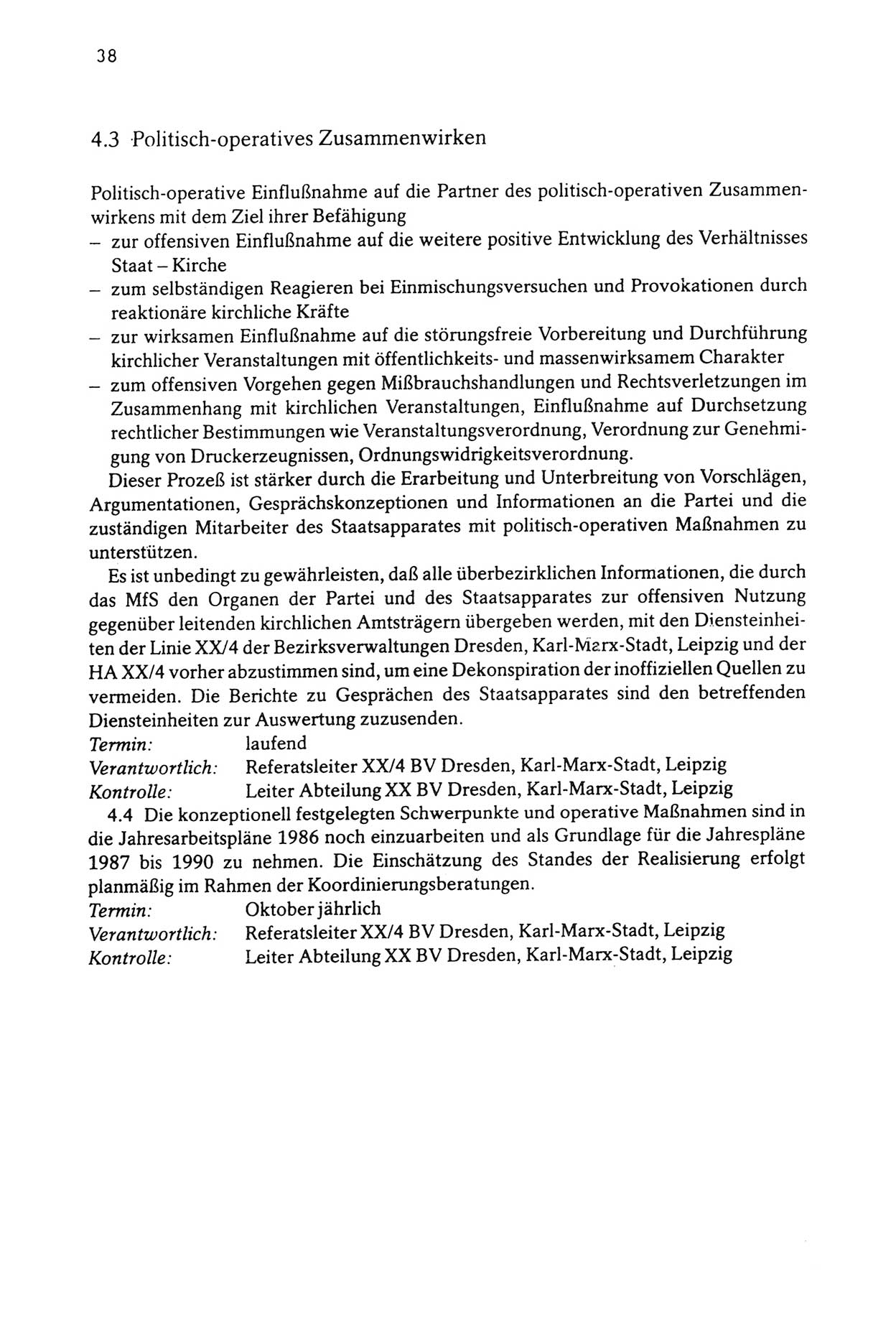 Zwie-Gespräch, Beiträge zur Aufarbeitung der Stasi-Vergangenheit [Deutsche Demokratische Republik (DDR)], Ausgabe Nr. 3, Berlin 1991, Seite 38 (Zwie-Gespr. Ausg. 3 1991, S. 38)
