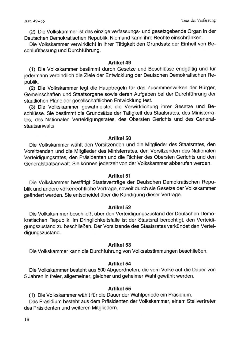 Die sozialistische Verfassung der Deutschen Demokratischen Republik (DDR), Kommentar mit einem Nachtrag 1997, Seite 18 (Soz. Verf. DDR Komm. Nachtr. 1997, S. 18)