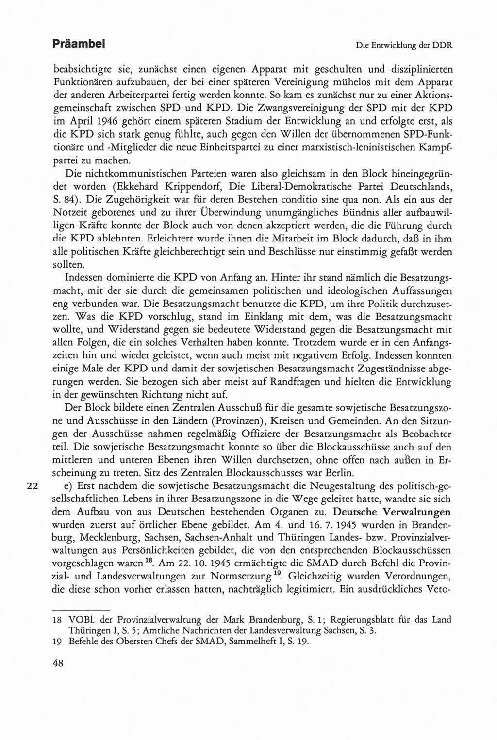 Die sozialistische Verfassung der Deutschen Demokratischen Republik (DDR), Kommentar mit einem Nachtrag 1997, Seite 48 (Soz. Verf. DDR Komm. Nachtr. 1997, S. 48)