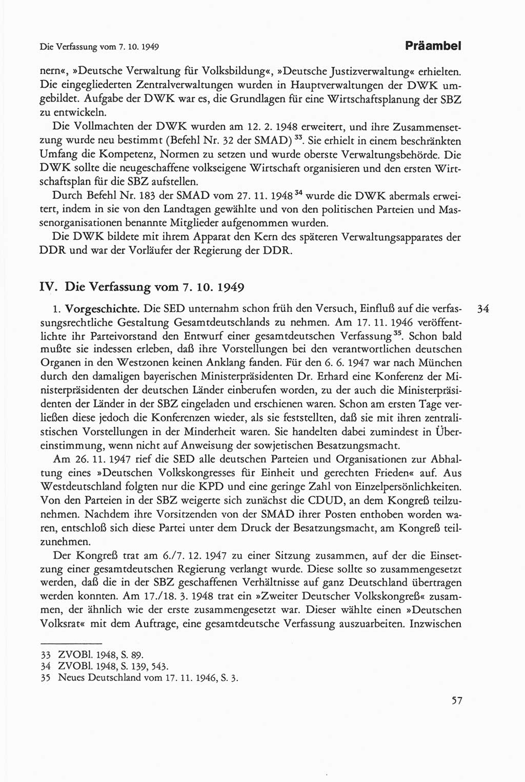 Die sozialistische Verfassung der Deutschen Demokratischen Republik (DDR), Kommentar mit einem Nachtrag 1997, Seite 57 (Soz. Verf. DDR Komm. Nachtr. 1997, S. 57)