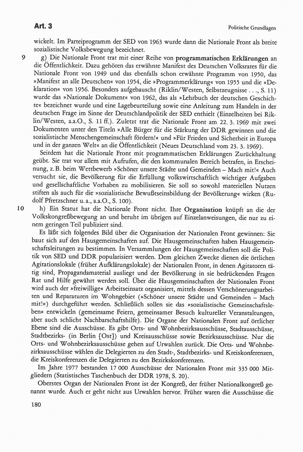 Die sozialistische Verfassung der Deutschen Demokratischen Republik (DDR), Kommentar mit einem Nachtrag 1997, Seite 180 (Soz. Verf. DDR Komm. Nachtr. 1997, S. 180)