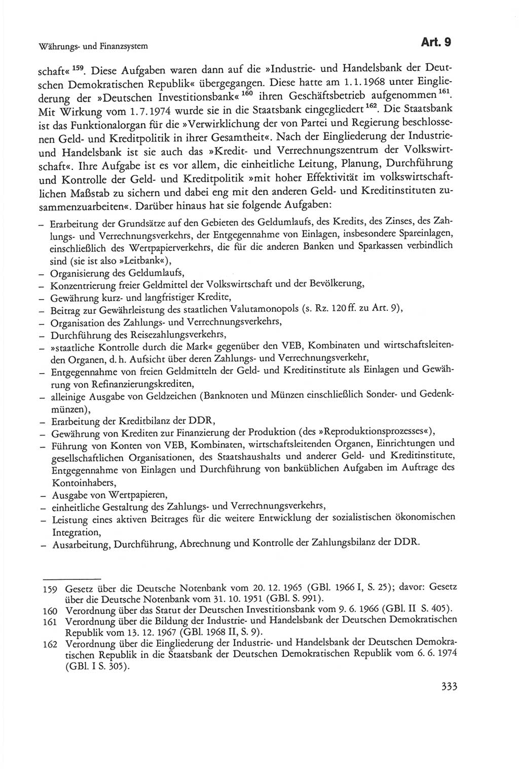 Die sozialistische Verfassung der Deutschen Demokratischen Republik (DDR), Kommentar mit einem Nachtrag 1997, Seite 333 (Soz. Verf. DDR Komm. Nachtr. 1997, S. 333)