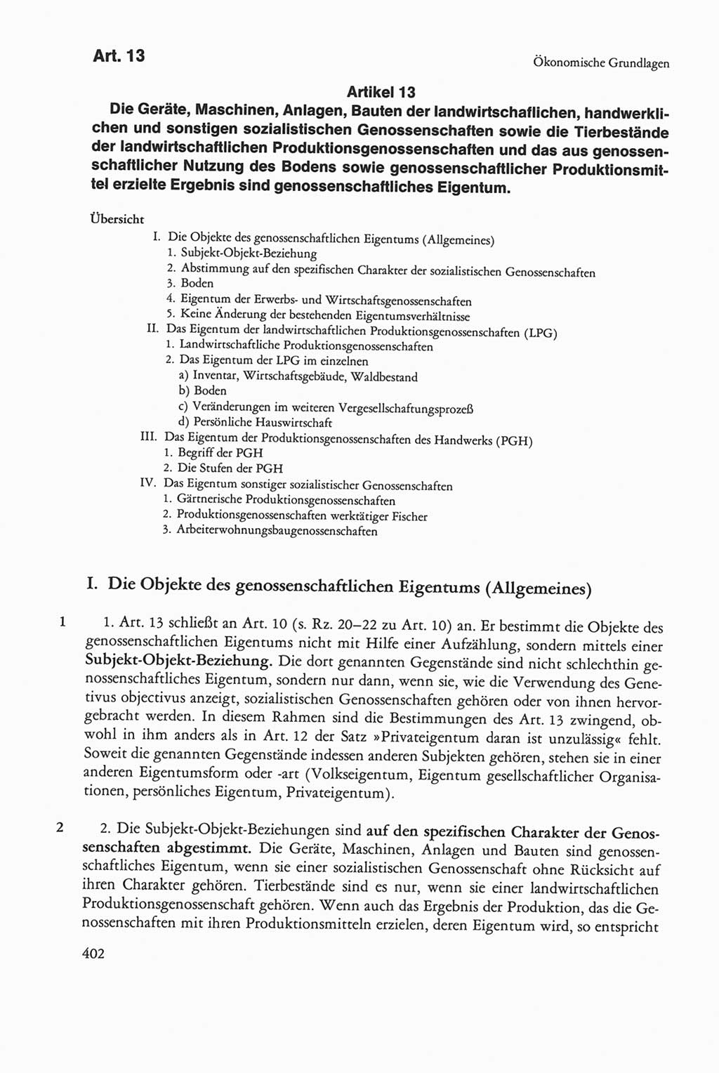 Die sozialistische Verfassung der Deutschen Demokratischen Republik (DDR), Kommentar mit einem Nachtrag 1997, Seite 402 (Soz. Verf. DDR Komm. Nachtr. 1997, S. 402)