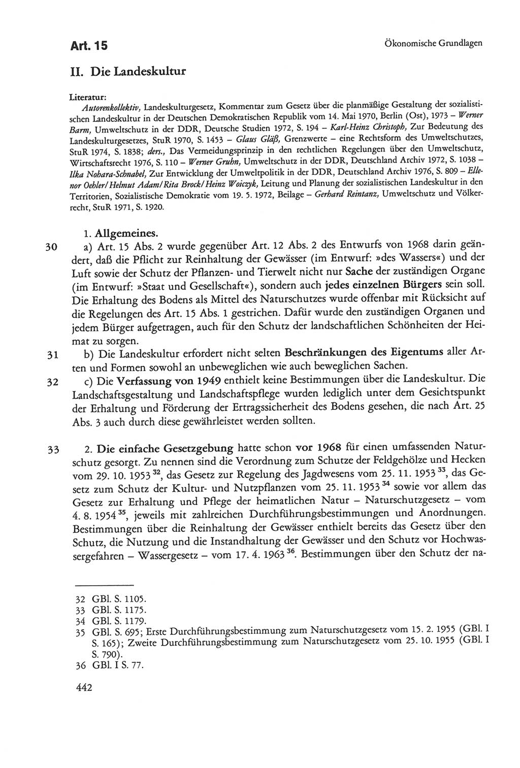 Die sozialistische Verfassung der Deutschen Demokratischen Republik (DDR), Kommentar mit einem Nachtrag 1997, Seite 442 (Soz. Verf. DDR Komm. Nachtr. 1997, S. 442)