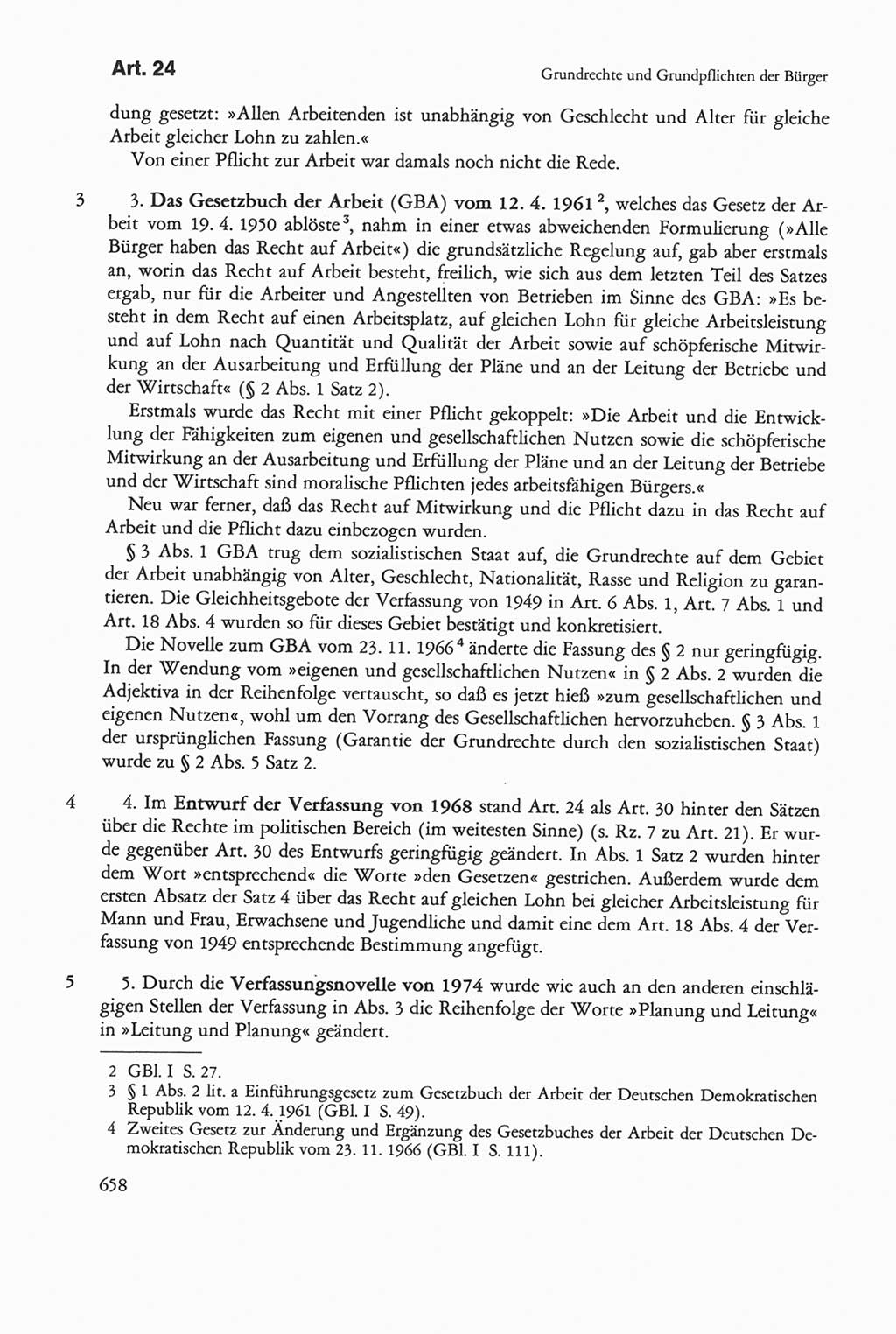 Die sozialistische Verfassung der Deutschen Demokratischen Republik (DDR), Kommentar mit einem Nachtrag 1997, Seite 658 (Soz. Verf. DDR Komm. Nachtr. 1997, S. 658)