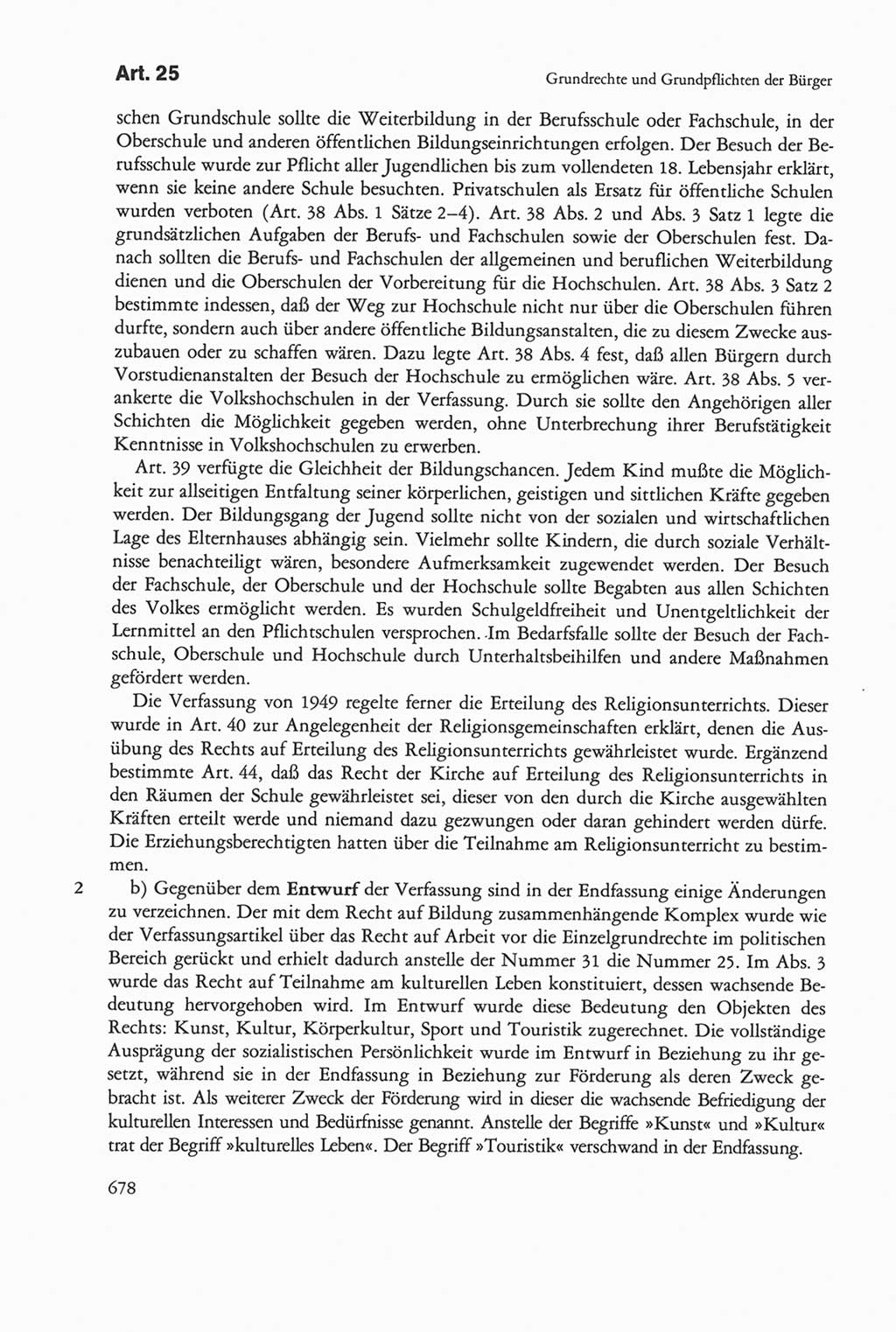 Die sozialistische Verfassung der Deutschen Demokratischen Republik (DDR), Kommentar mit einem Nachtrag 1997, Seite 678 (Soz. Verf. DDR Komm. Nachtr. 1997, S. 678)