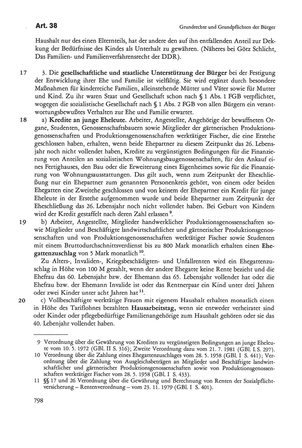 Die sozialistische Verfassung der Deutschen Demokratischen Republik (DDR), Kommentar mit einem Nachtrag 1997, Seite 798 (Soz. Verf. DDR Komm. Nachtr. 1997, S. 798)