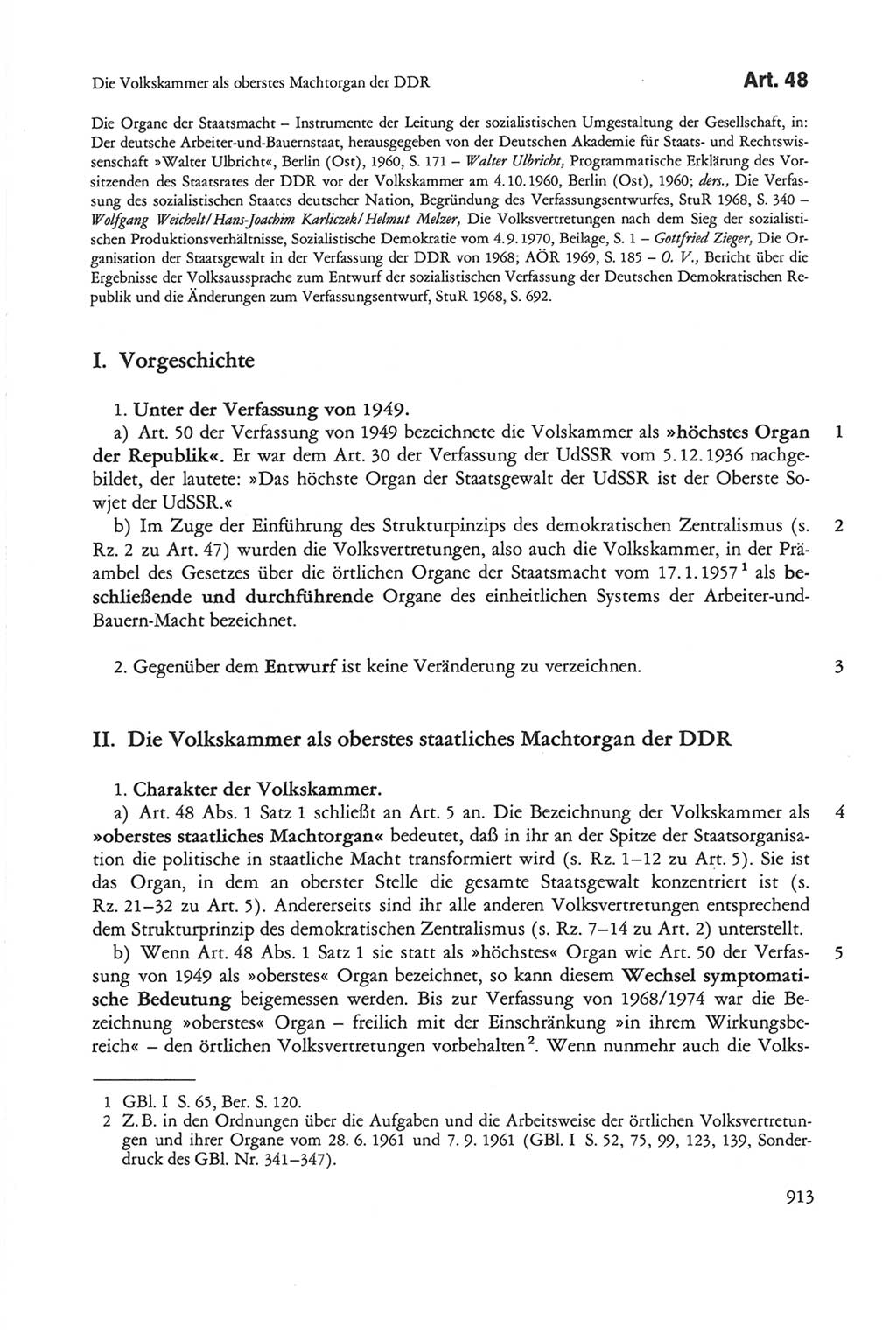 Die sozialistische Verfassung der Deutschen Demokratischen Republik (DDR), Kommentar mit einem Nachtrag 1997, Seite 913 (Soz. Verf. DDR Komm. Nachtr. 1997, S. 913)