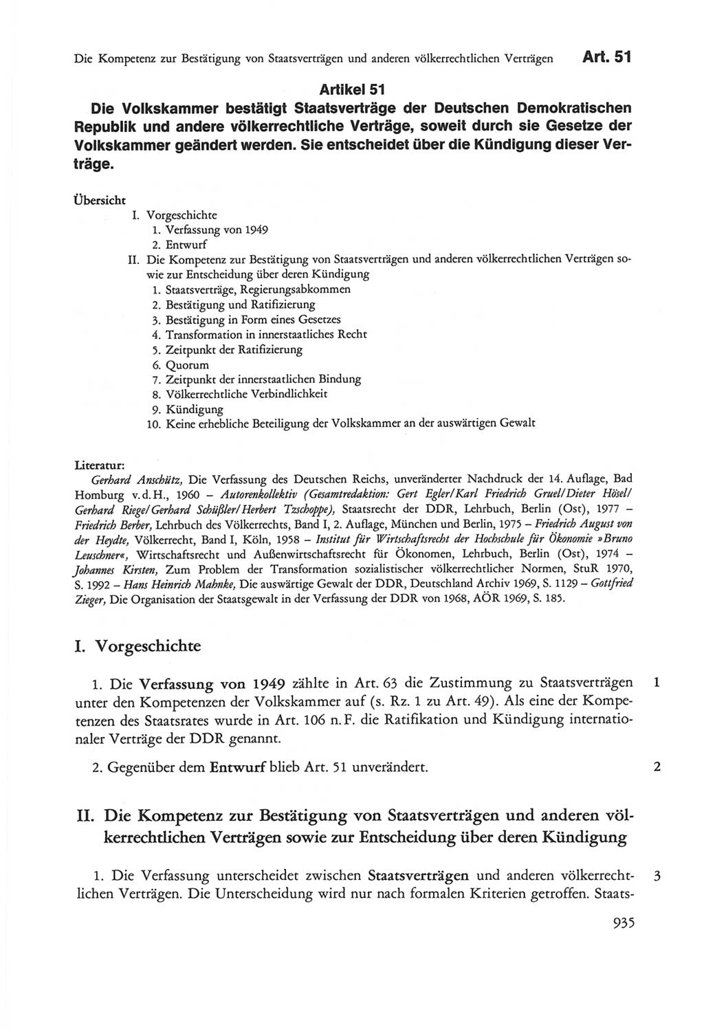 Die sozialistische Verfassung der Deutschen Demokratischen Republik (DDR), Kommentar mit einem Nachtrag 1997, Seite 935 (Soz. Verf. DDR Komm. Nachtr. 1997, S. 935)