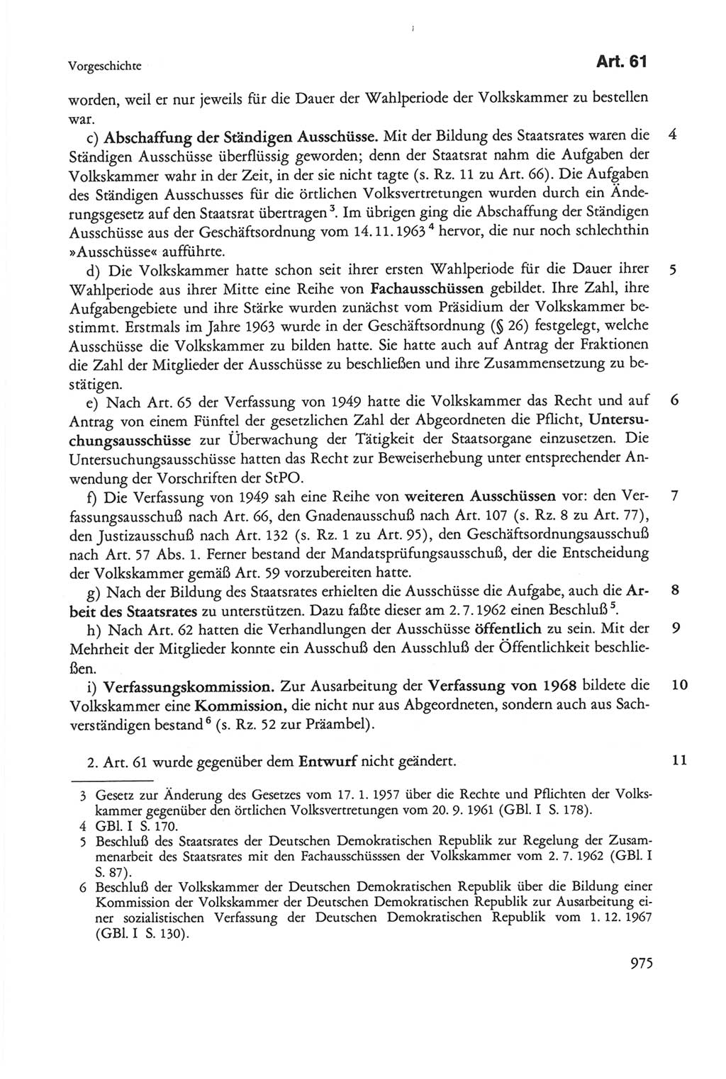 Die sozialistische Verfassung der Deutschen Demokratischen Republik (DDR), Kommentar mit einem Nachtrag 1997, Seite 975 (Soz. Verf. DDR Komm. Nachtr. 1997, S. 975)