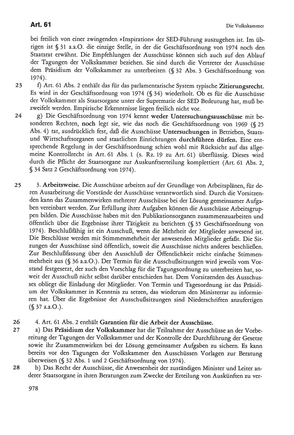 Die sozialistische Verfassung der Deutschen Demokratischen Republik (DDR), Kommentar mit einem Nachtrag 1997, Seite 978 (Soz. Verf. DDR Komm. Nachtr. 1997, S. 978)