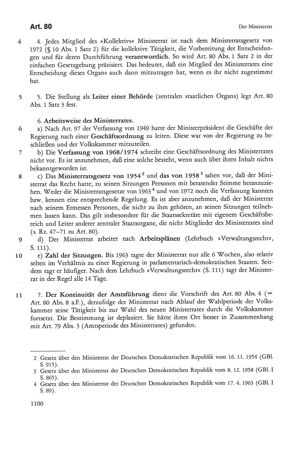 Die sozialistische Verfassung der Deutschen Demokratischen Republik (DDR), Kommentar mit einem Nachtrag 1997, Seite 1100 (Soz. Verf. DDR Komm. Nachtr. 1997, S. 1100)