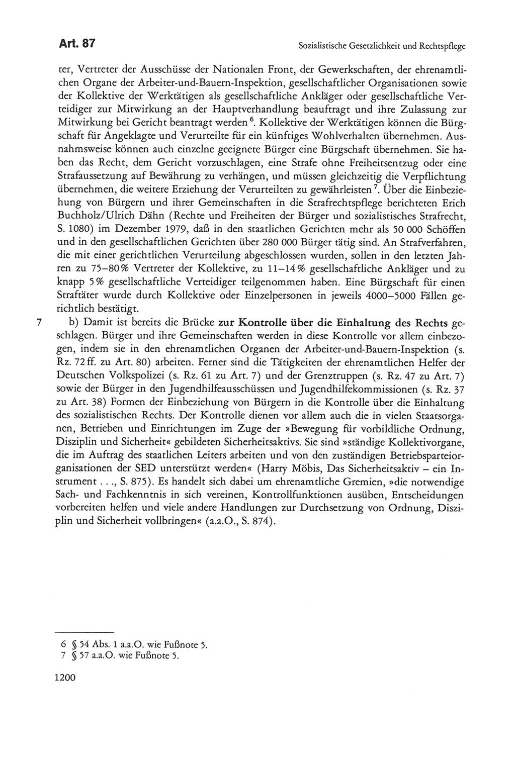 Die sozialistische Verfassung der Deutschen Demokratischen Republik (DDR), Kommentar mit einem Nachtrag 1997, Seite 1200 (Soz. Verf. DDR Komm. Nachtr. 1997, S. 1200)