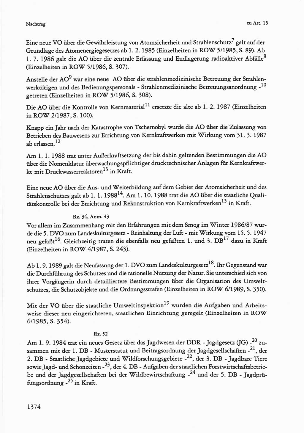 Die sozialistische Verfassung der Deutschen Demokratischen Republik (DDR), Kommentar mit einem Nachtrag 1997, Seite 1374 (Soz. Verf. DDR Komm. Nachtr. 1997, S. 1374)