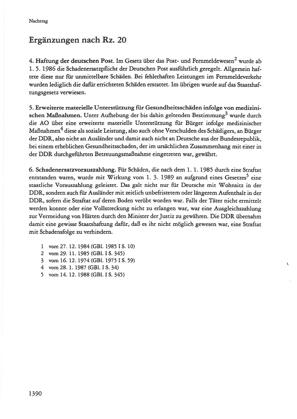 Die sozialistische Verfassung der Deutschen Demokratischen Republik (DDR), Kommentar mit einem Nachtrag 1997, Seite 1390 (Soz. Verf. DDR Komm. Nachtr. 1997, S. 1390)