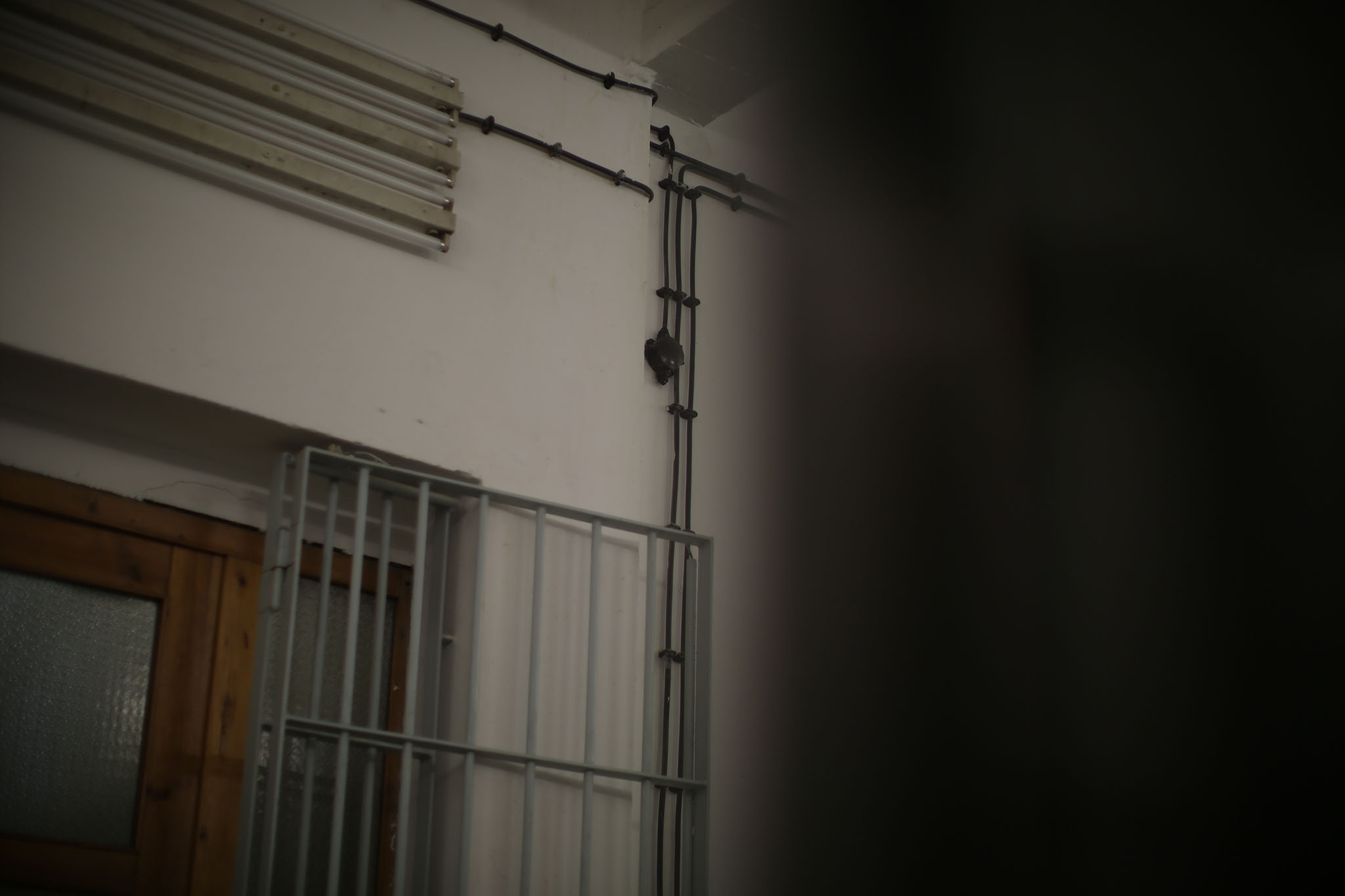 Aufnahmen vom 30.4.2012 des Raums 1001a im Erdgeschoss des Nordflügels der zentralen Untersuchungshaftanstalt des Ministerium für Staatssicherheit der Deutschen Demokratischen Republik in Berlin-Hohenschönhausen, Foto 570