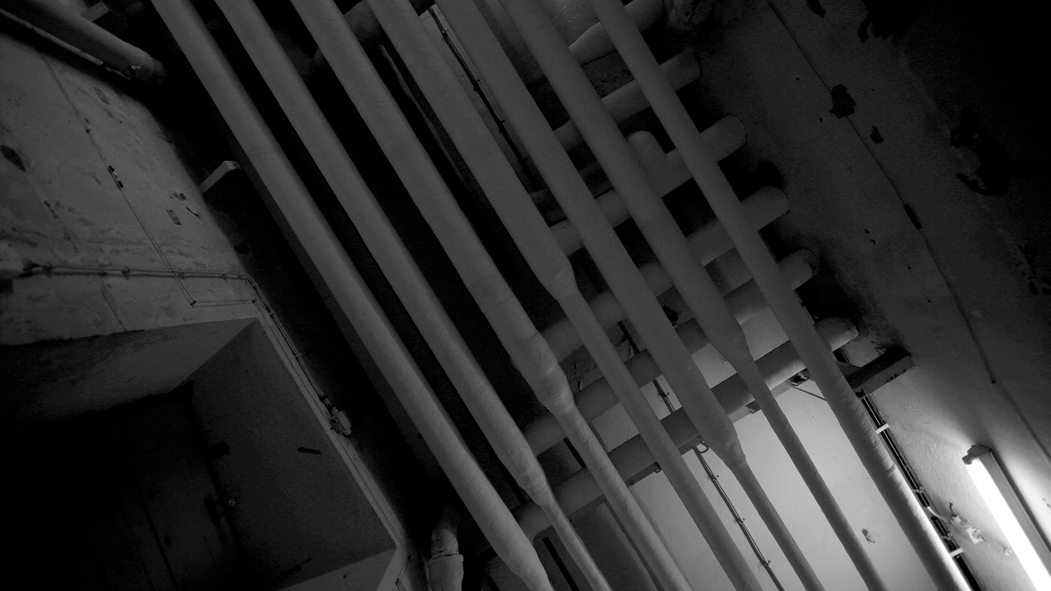 Aufnahmen vom 25.12.2013 des Raum 0 im Kellergeschoss des Nordflügels der zentralen Untersuchungshaftanstalt des Ministerium für Staatssicherheit der Deutschen Demokratischen Republik in Berlin-Hohenschönhausen, Foto 161