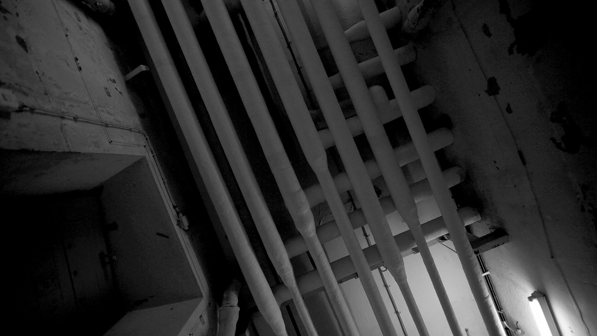 Aufnahmen vom 25.12.2013 des Raum 0 im Kellergeschoss des Nordflügels der zentralen Untersuchungshaftanstalt des Ministerium für Staatssicherheit der Deutschen Demokratischen Republik in Berlin-Hohenschönhausen, Foto 186